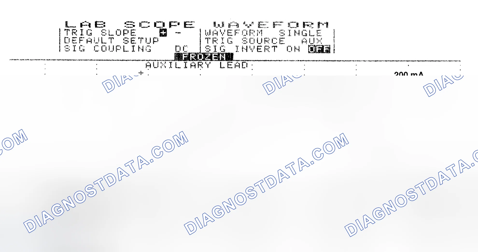 Scheme 13: Single Injector w/Normal Current Flow - Current Pattern