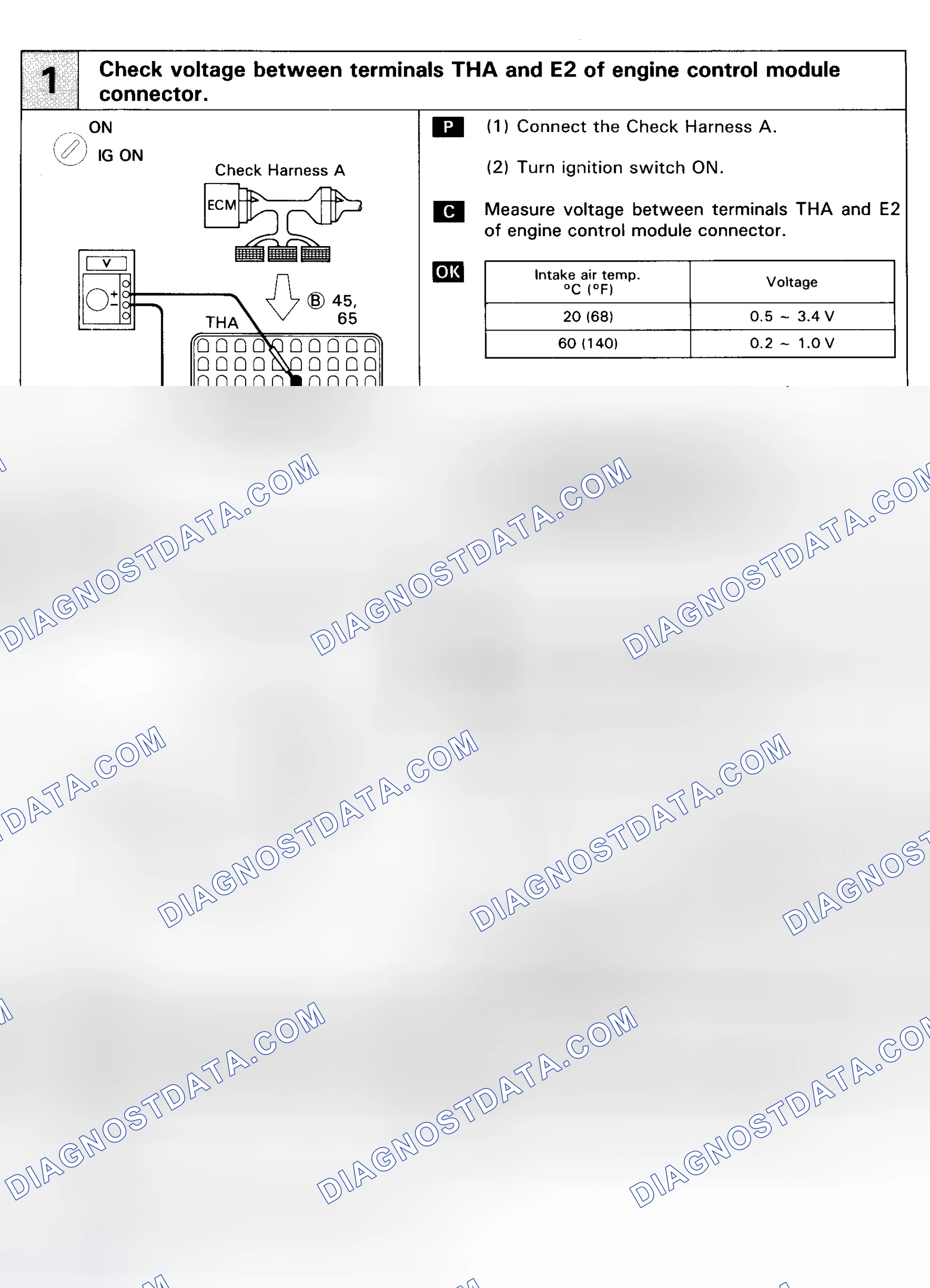 Scheme 37: Code 24 Flow Chart Intake Air Temperature Sensor Circuit