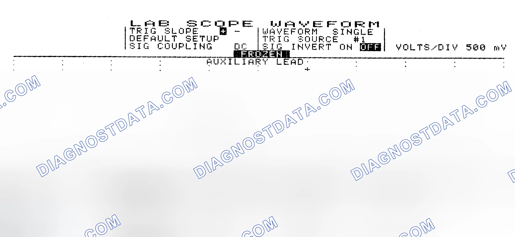 Scheme 10: Single Injector w/Excessive Current Flow - Current Pattern