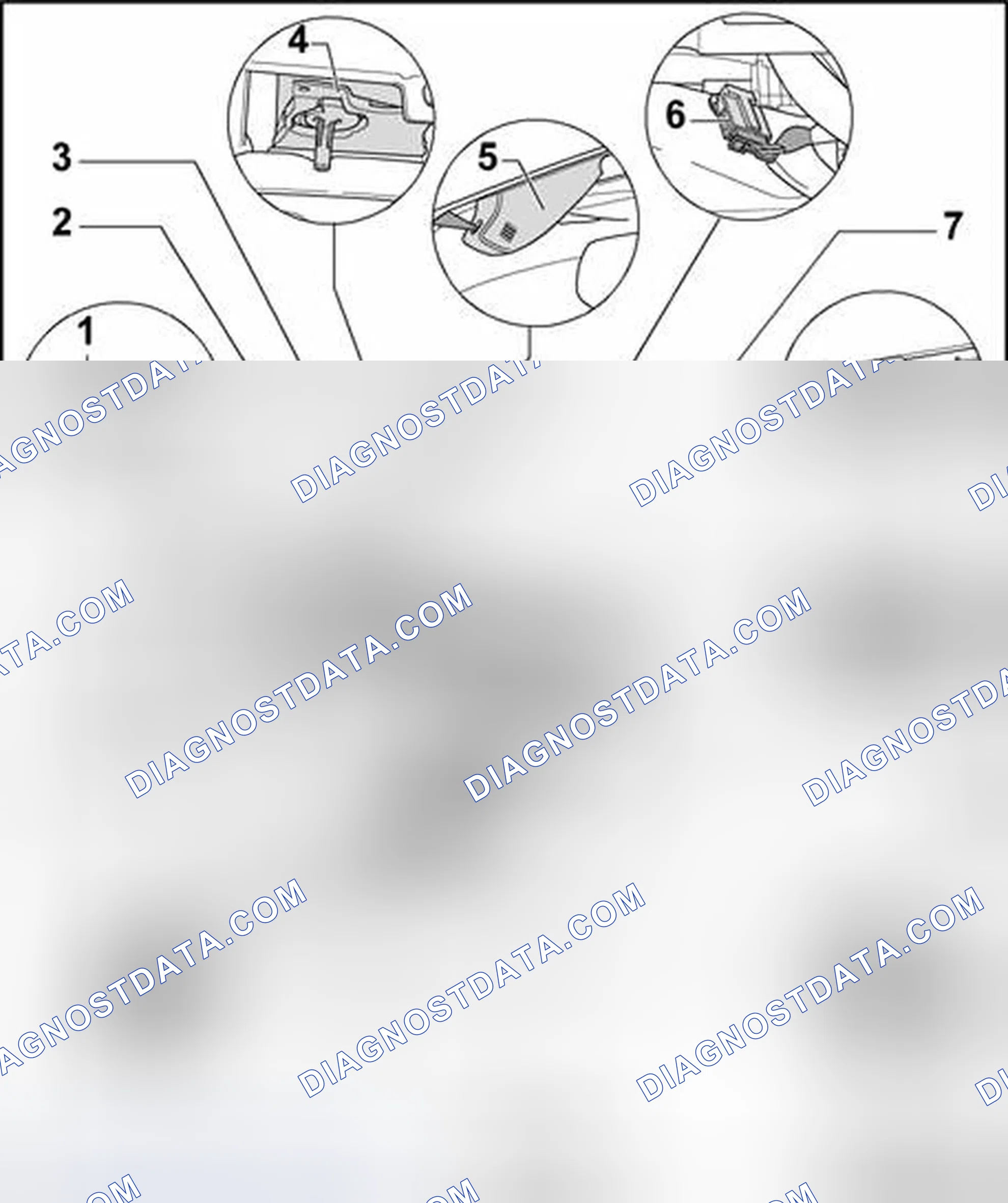 Scheme 66: Components located in passenger compartment