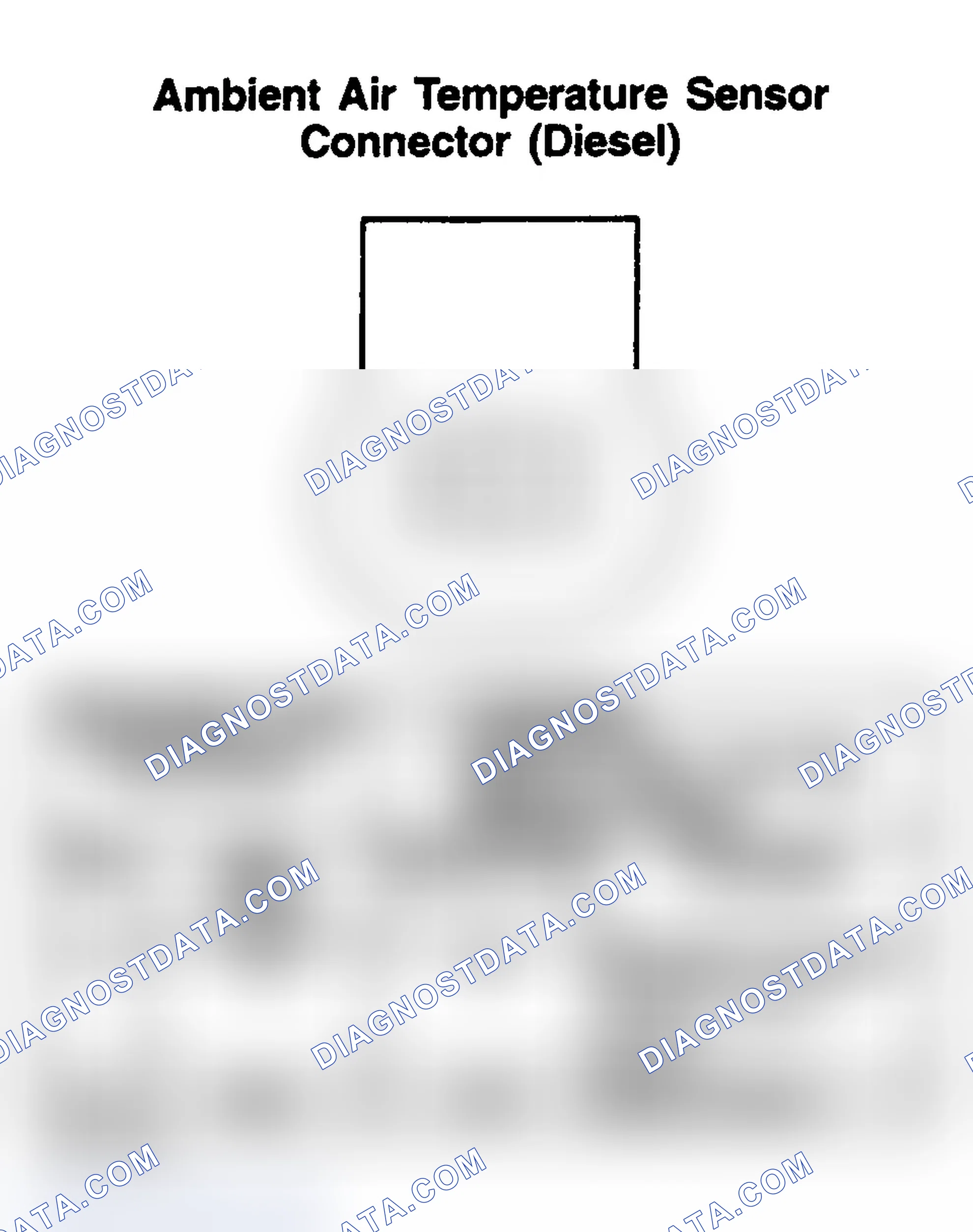 Scheme 114: AMBIENT AIR TEMPERATURE SENSOR (DIESEL)