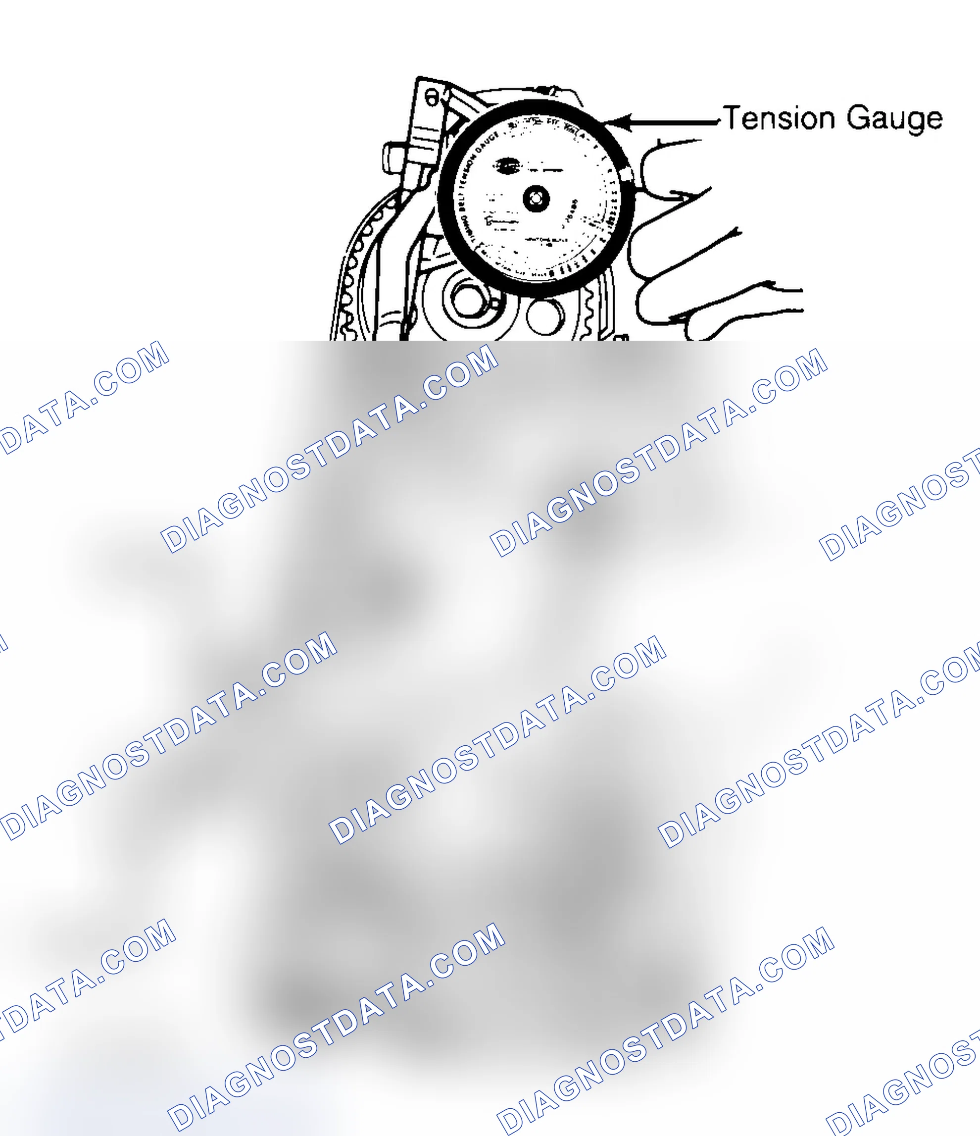Scheme 28: Adjusting Typical Timing Belt Tension