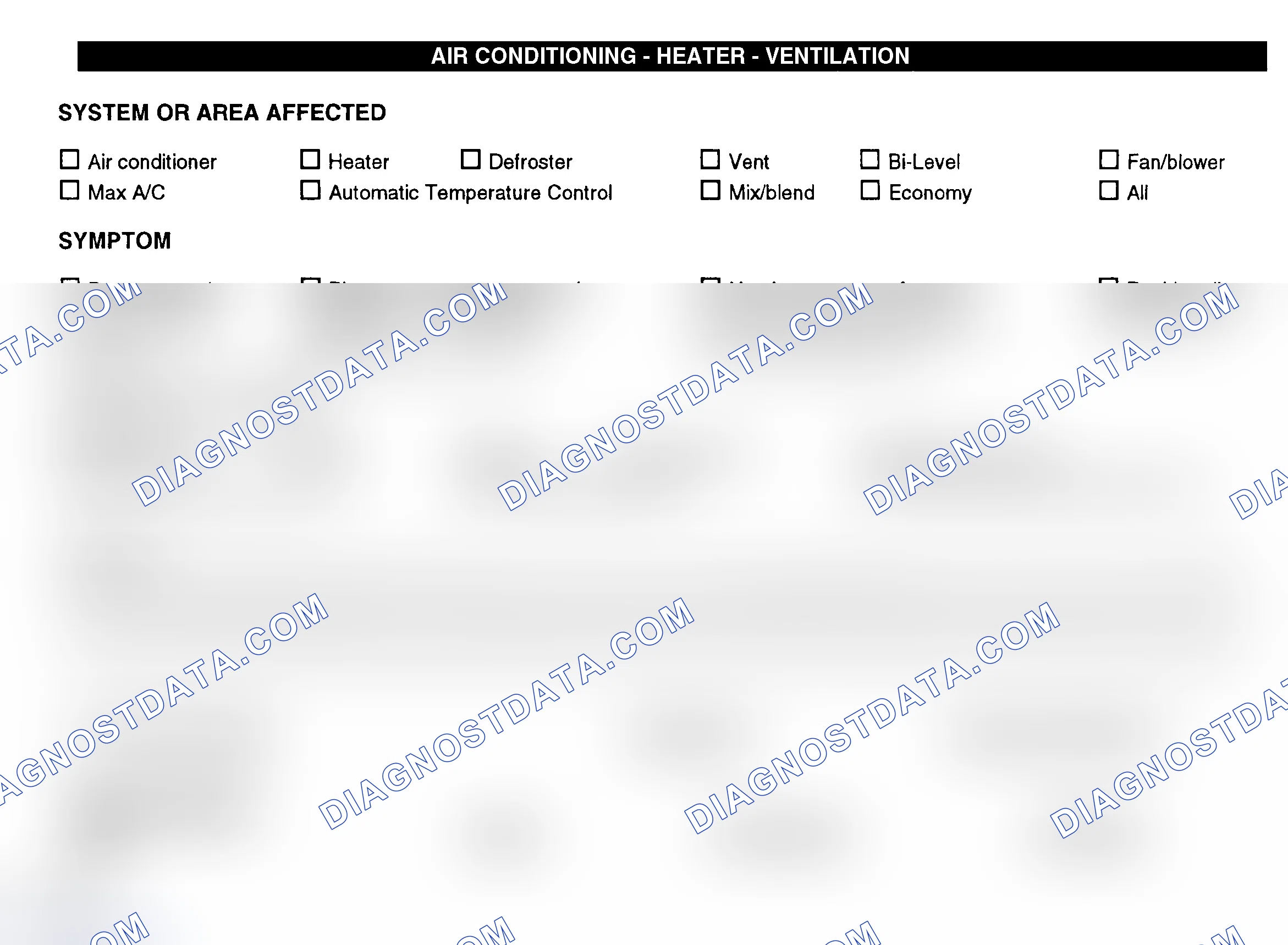 Scheme 8: Air Conditioning, Heater & Ventilation