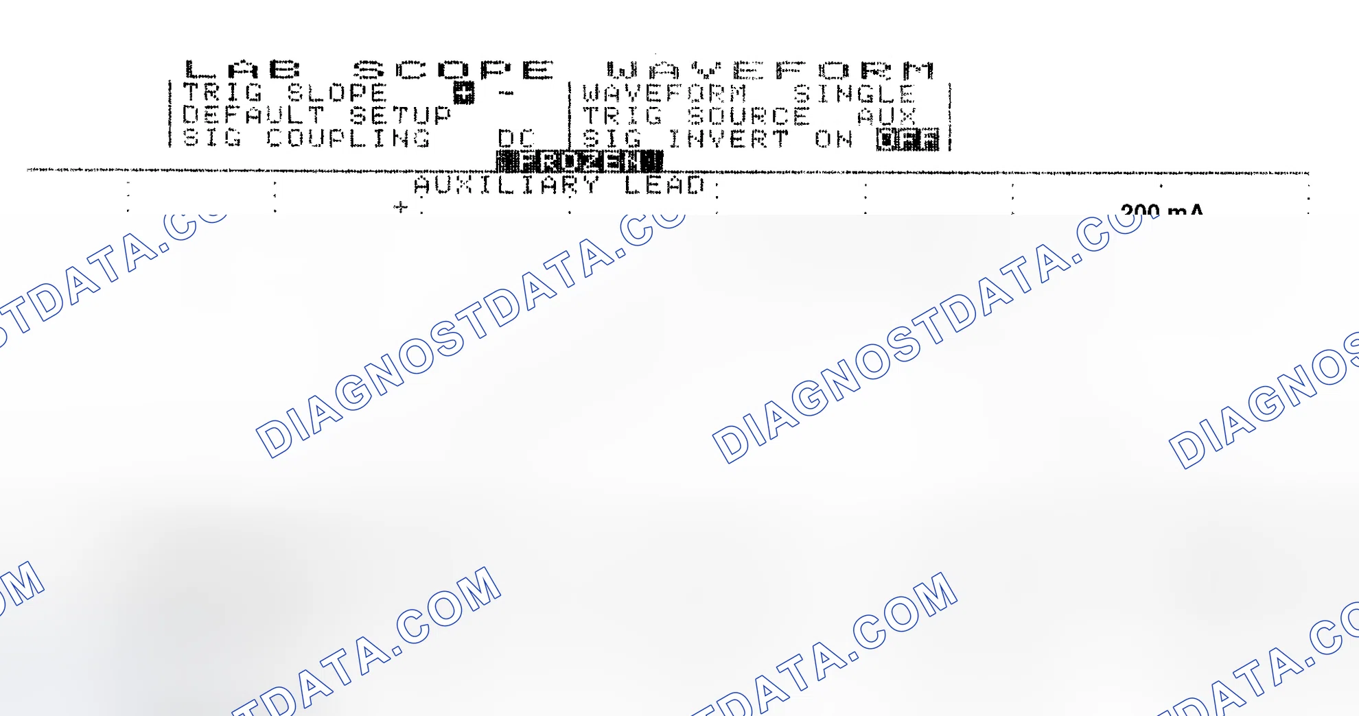 Scheme 13: Single Injector w/Normal Current Flow - Current Pattern