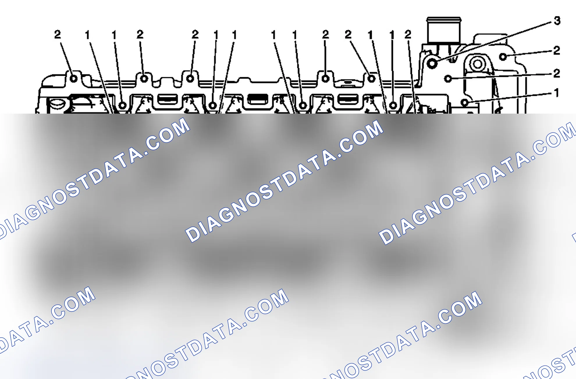 Scheme 18: Cylinder Head - Top View