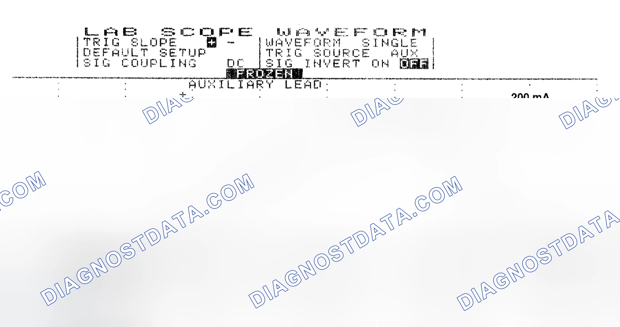 Scheme 13: Single Injector w/Normal Current Flow - Current Pattern