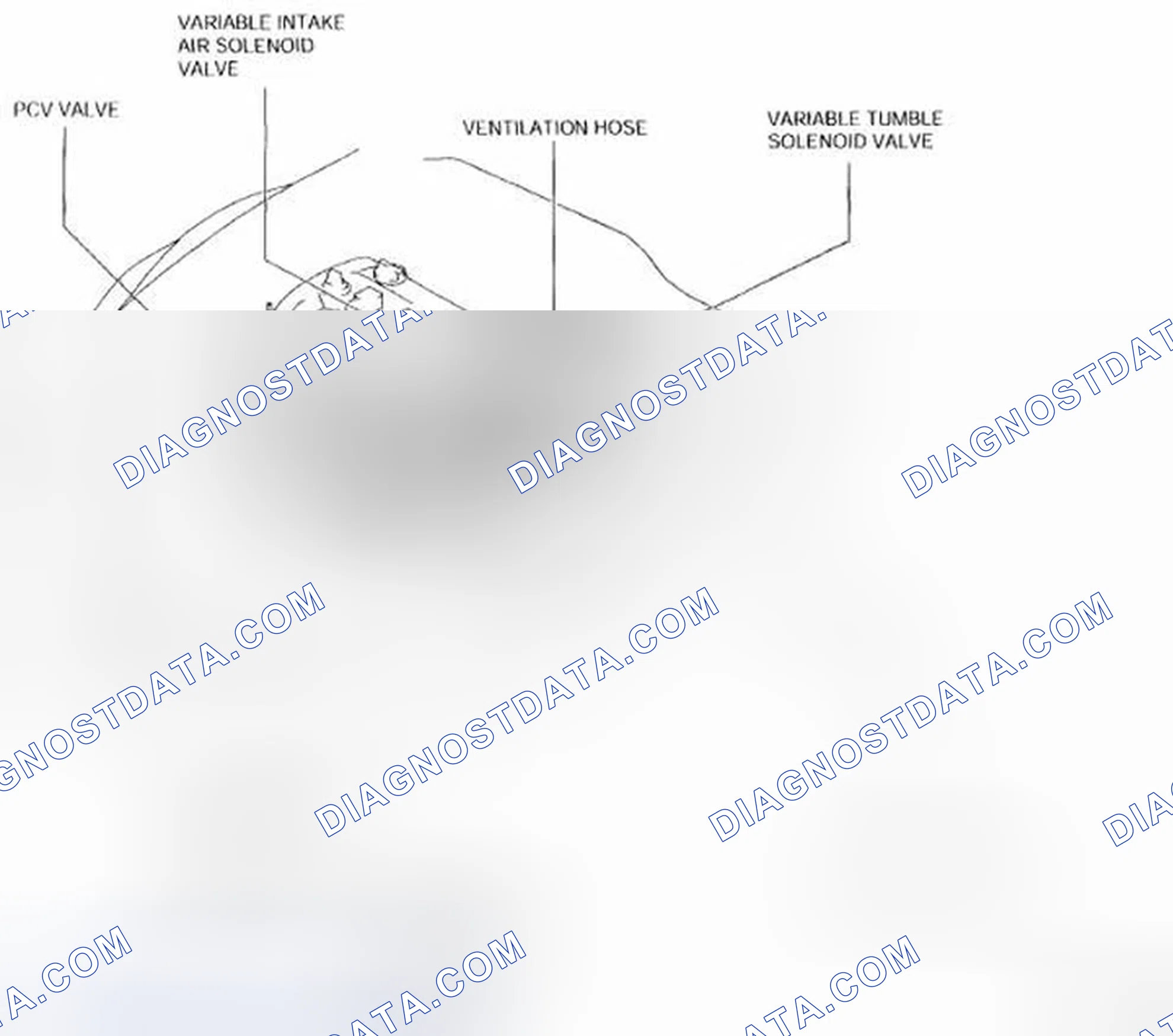 Scheme 3: INTAKE-AIR SYSTEM VACUUM HOSE ROUTING DIAGRAM [MZR 2.5]