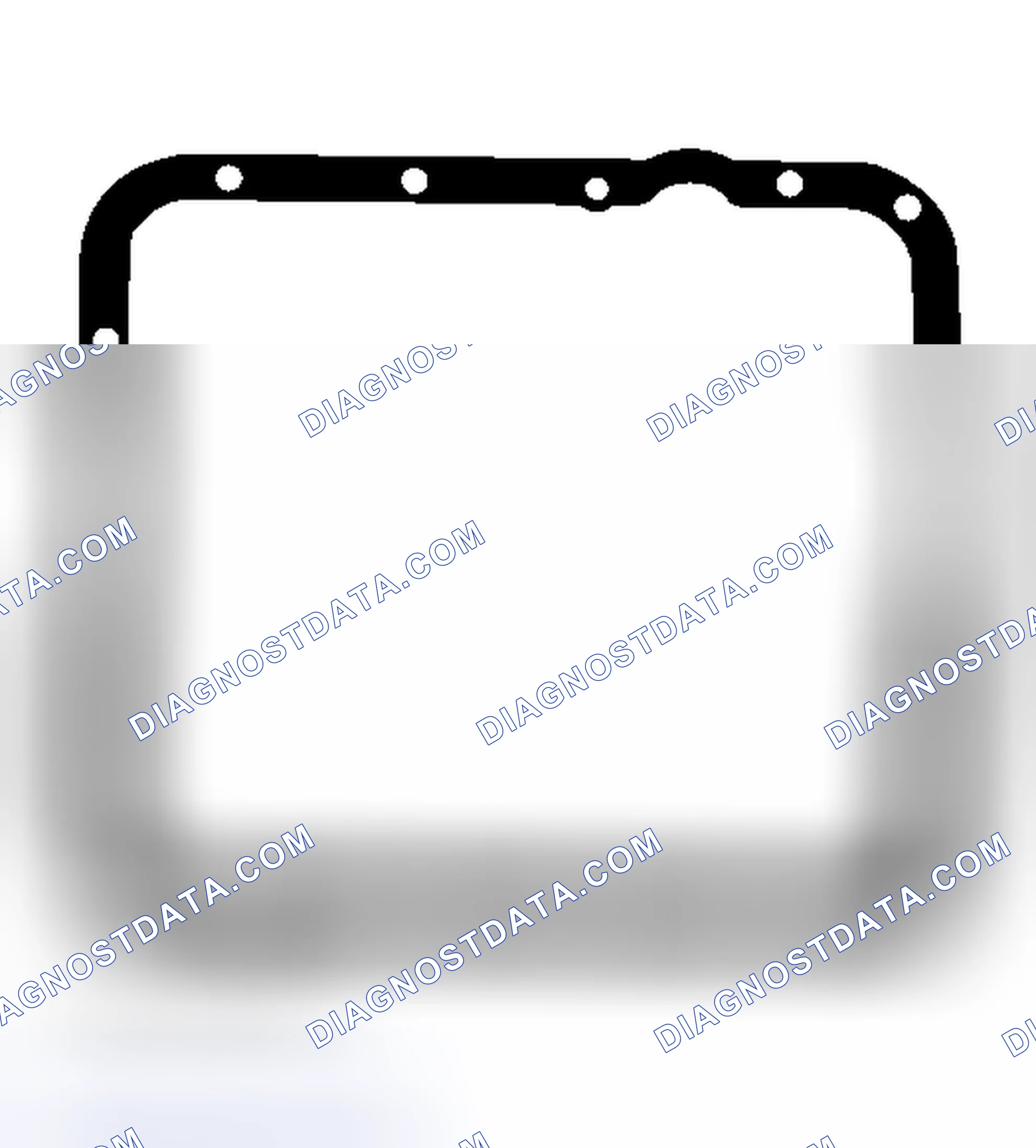 Scheme 180: Identifying Oil Pan Gasket (Hydra-Matic 4L60-E)