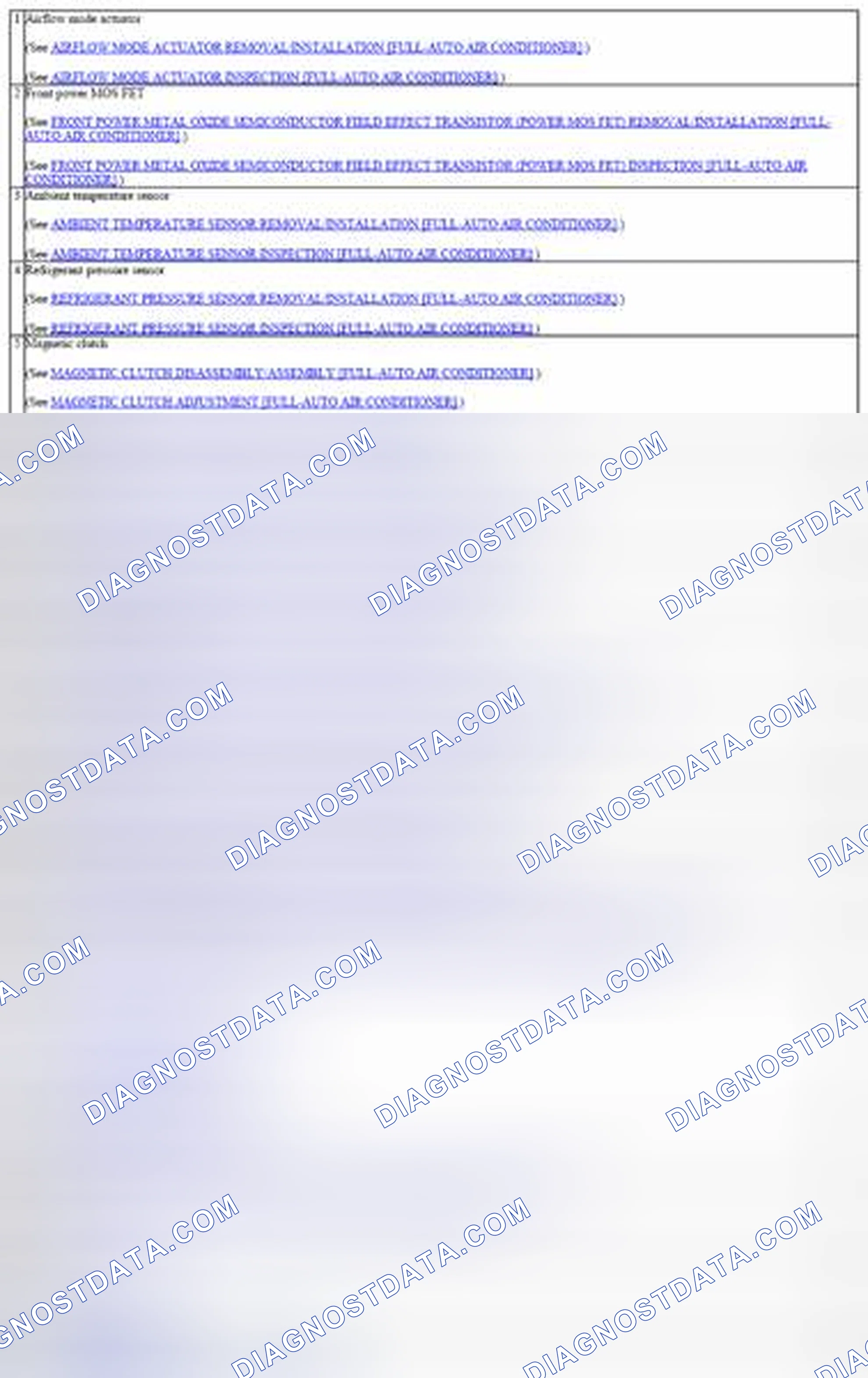 Scheme 15: Identifying HVAC Control System Component Locations - Full-Auto Air Conditioner (2 Of 2)