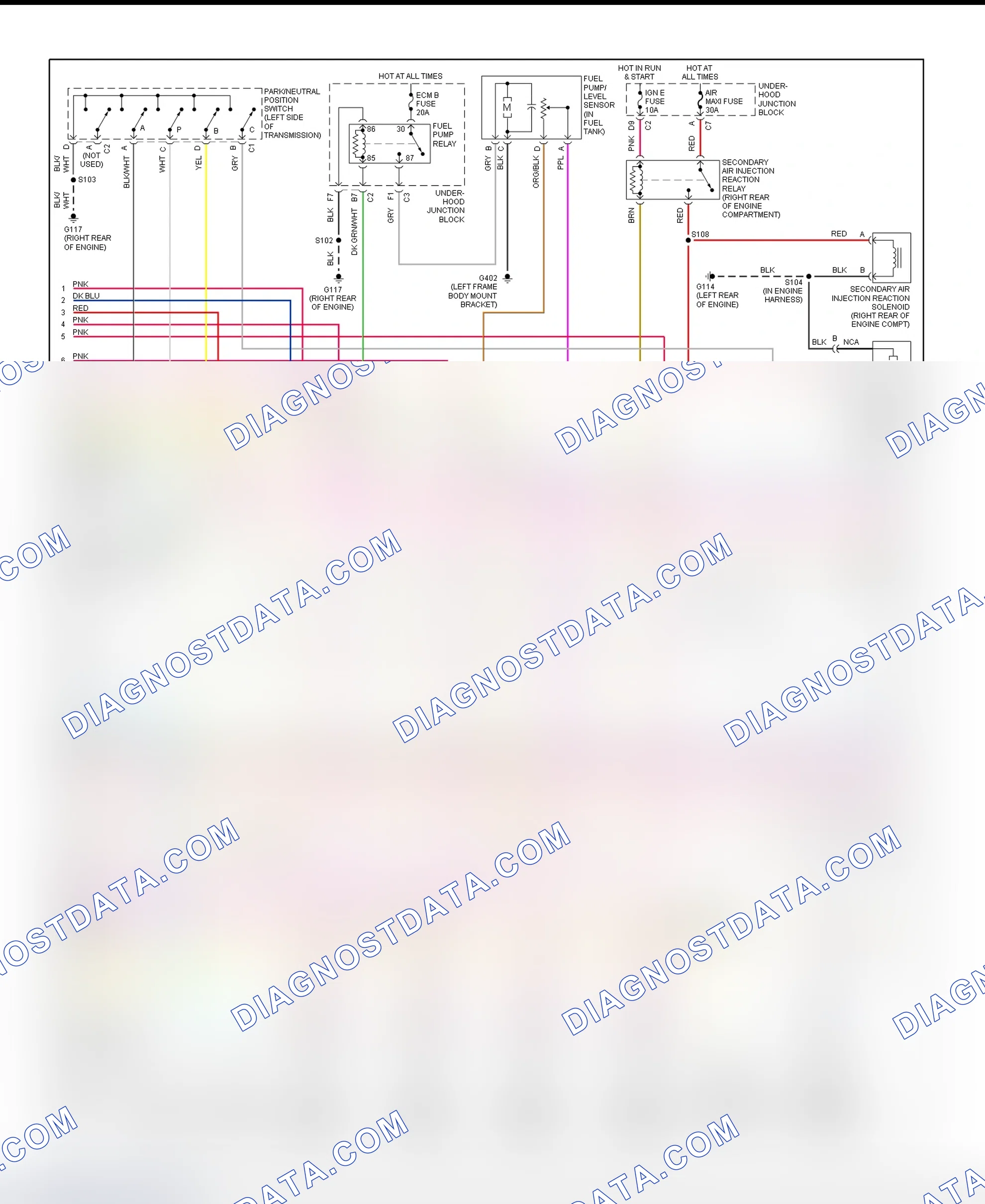Scheme 179: PCM Wiring Diagram (Sierra, Silverado, Suburban, Tahoe, Yukon & Yukon XL - 4.8L & 5.3L - Canadian Built - 2 Of 5)