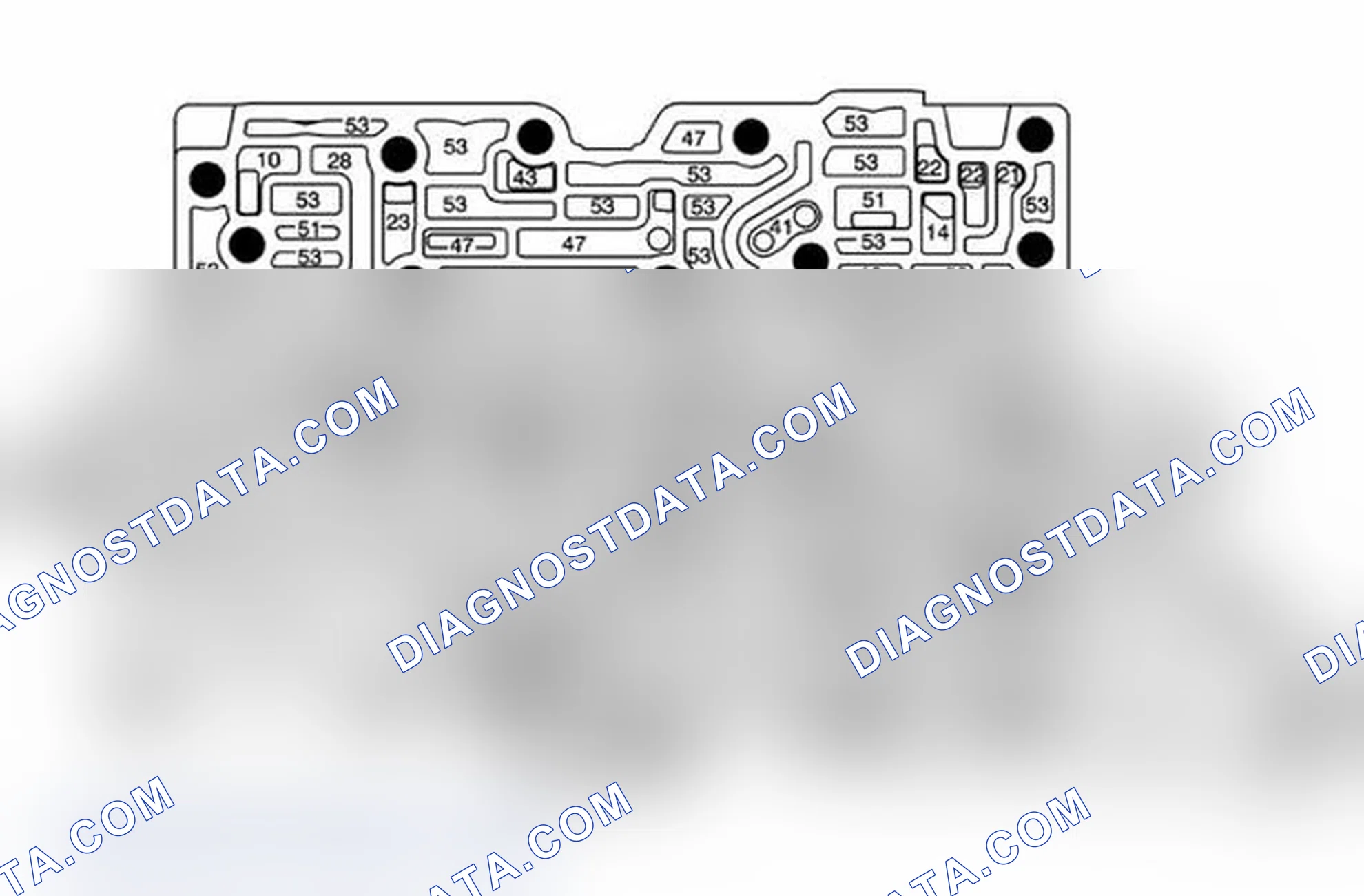 Scheme 54: Control Valve Upper Body Assembly- Lower Body Spacer Plate Side