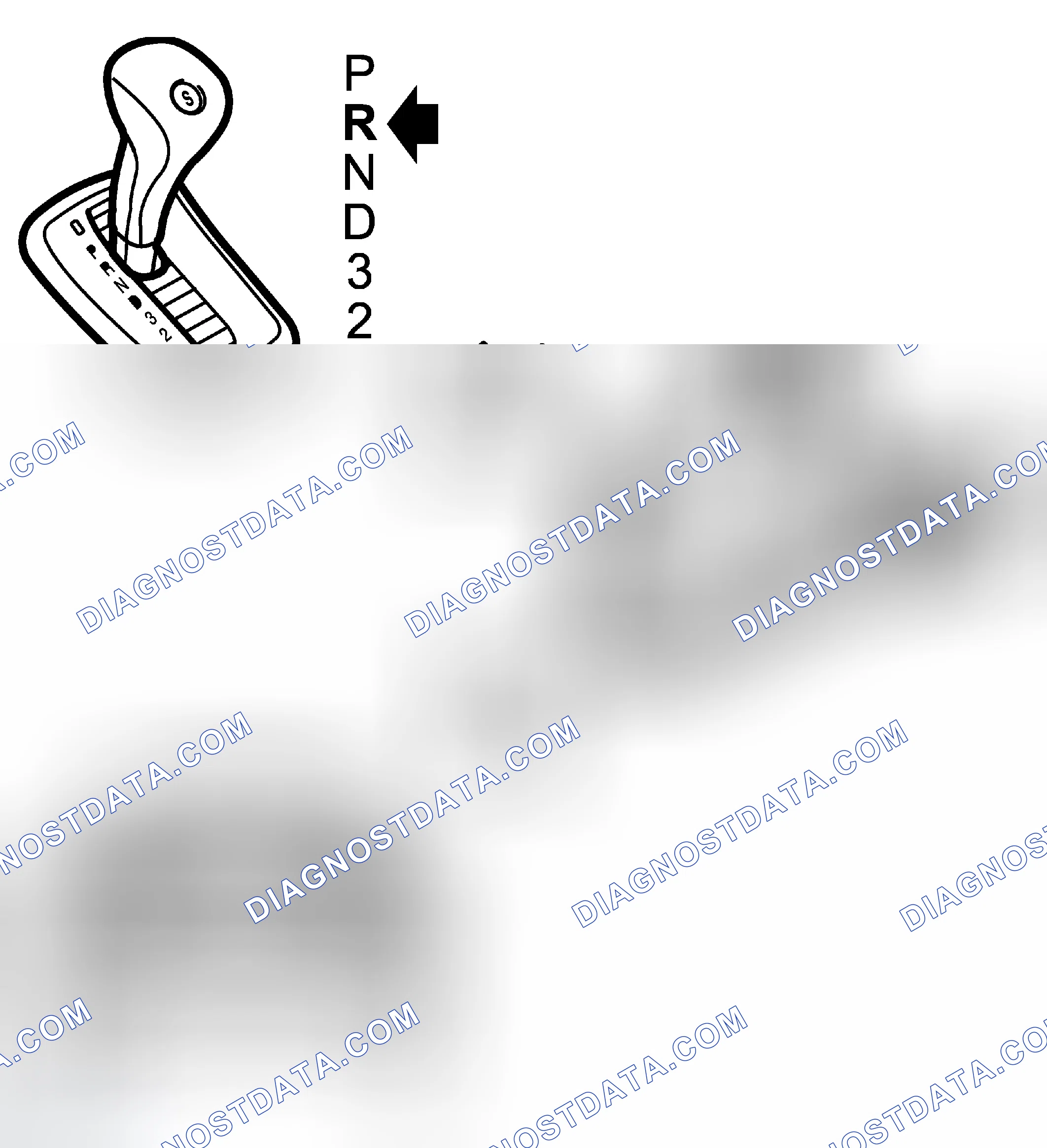 Scheme 140: Gear Selector Position Sensor, Reversing Light Switch