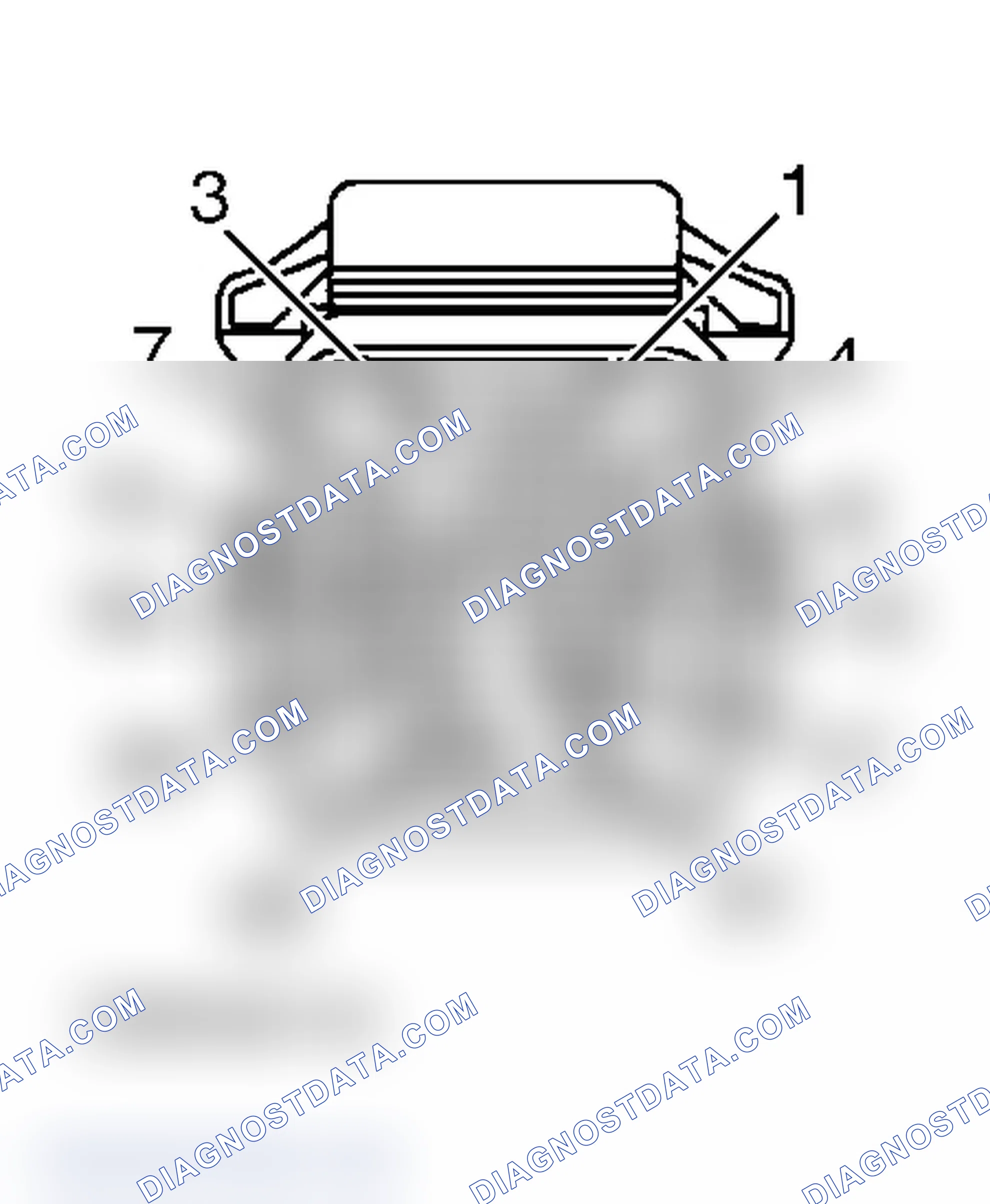 Scheme 33: Transmission Solenoid Assembly Connector End View (4.7L)