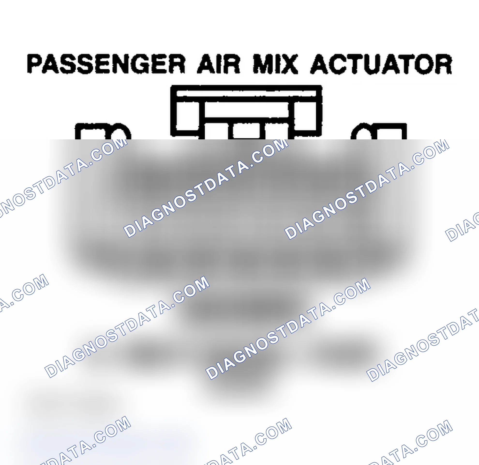 Scheme 178: PASSENGER AIR MIX ACTUATOR