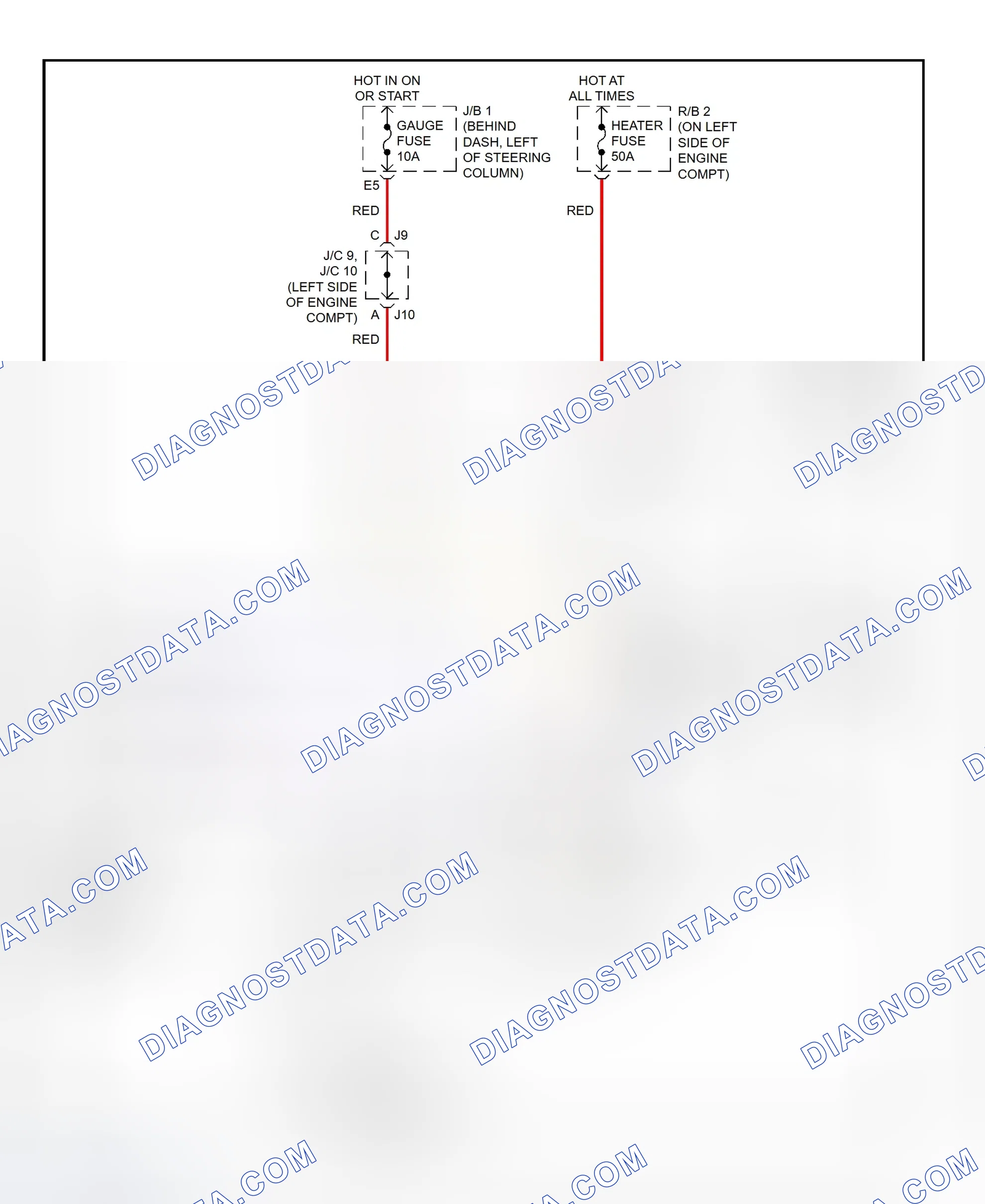 Scheme 12: Heater System Wiring Diagram (2001 Tacoma)