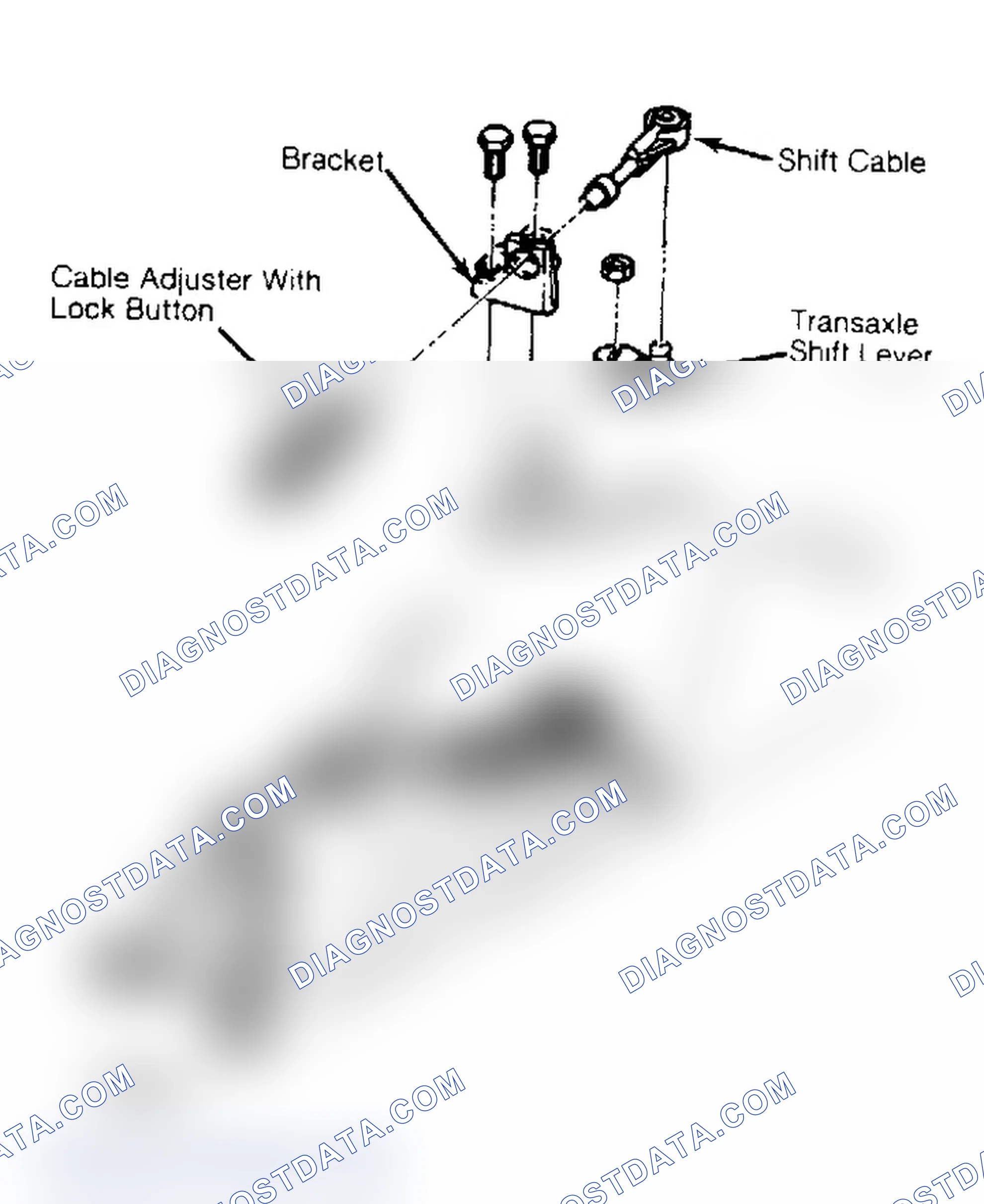 Scheme 306: FWD Floor Shift Cable (Self-Adjusting Type)