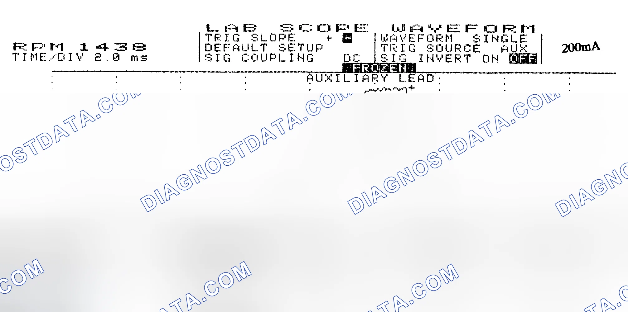 Scheme 15: Single Injector w/Normal Current Flow - Current Pattern