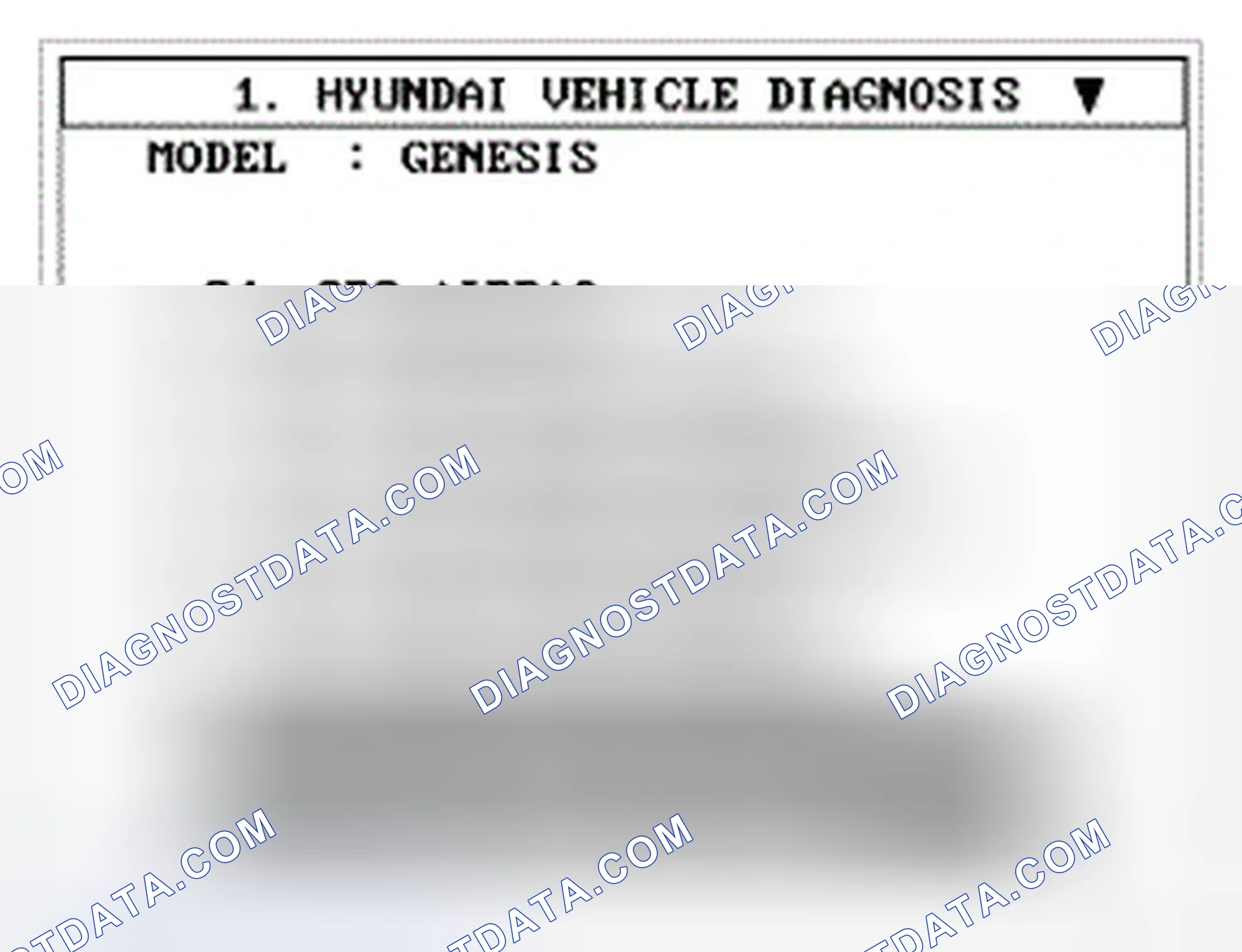 Scheme 82: PDM Diagnosis With Scan Tool