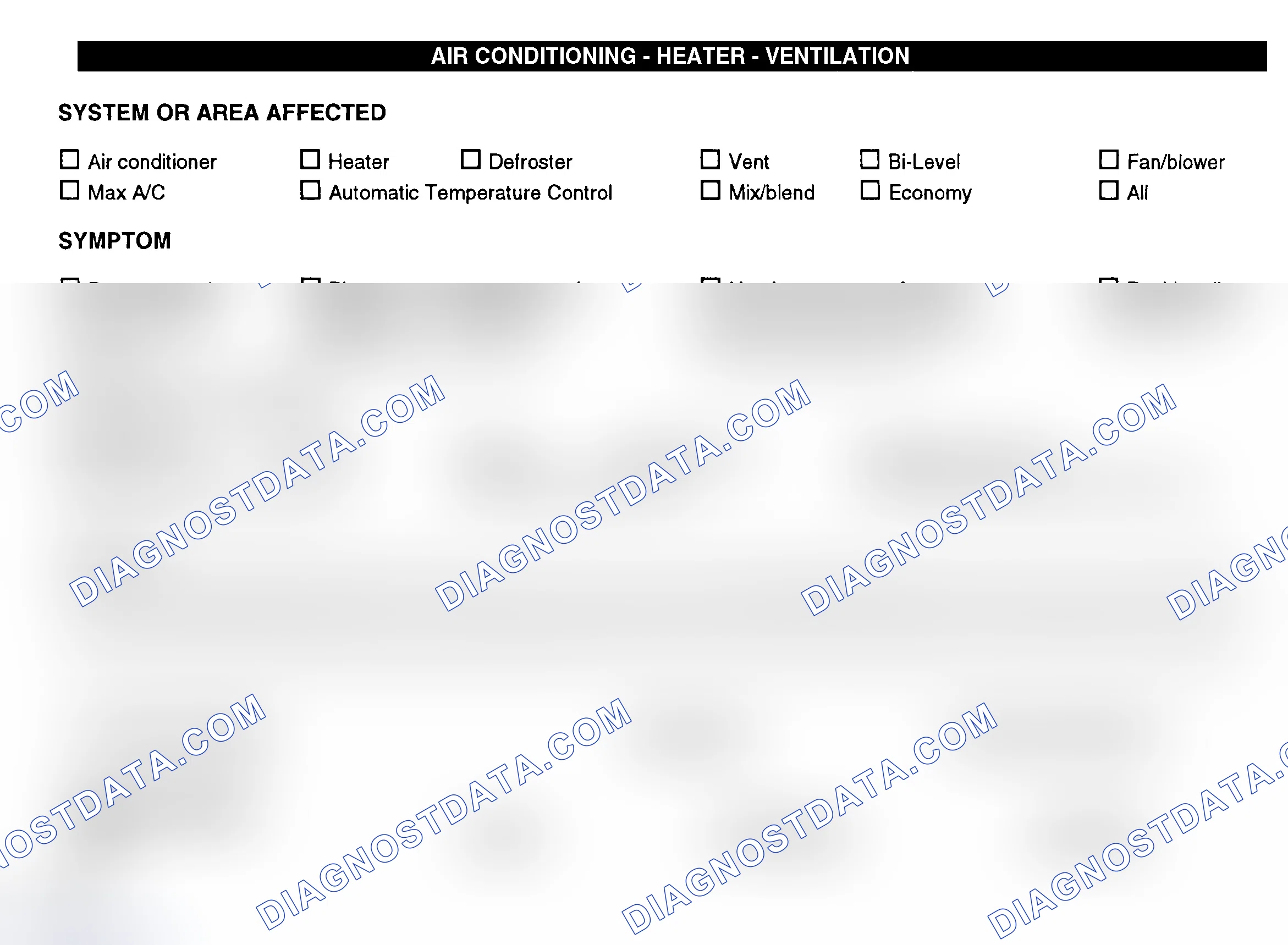 Scheme 8: Air Conditioning, Heater & Ventilation