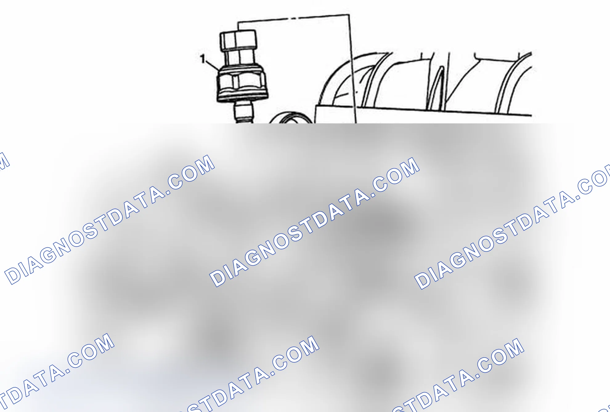 Scheme 46: Fuel Pressure Sensor Replacement - Fuel Injection Fuel Rail (LF1 or LFW)