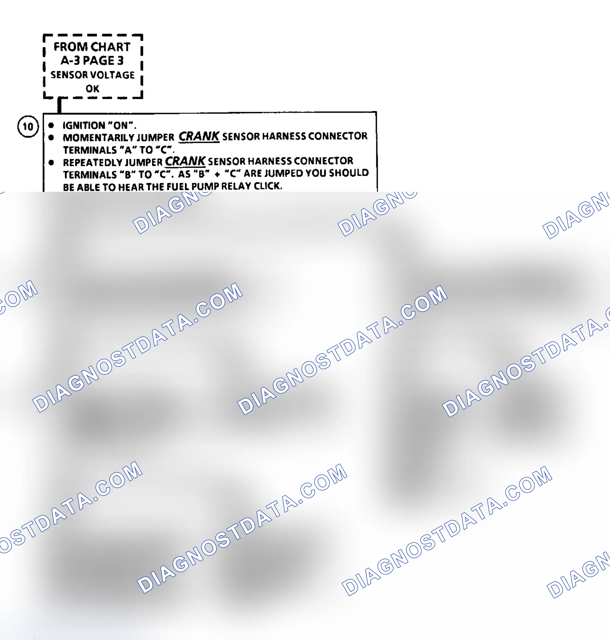 Scheme 453: Flow Chart A3, Cranks But Won't Run (3.8L) (4 of 4)