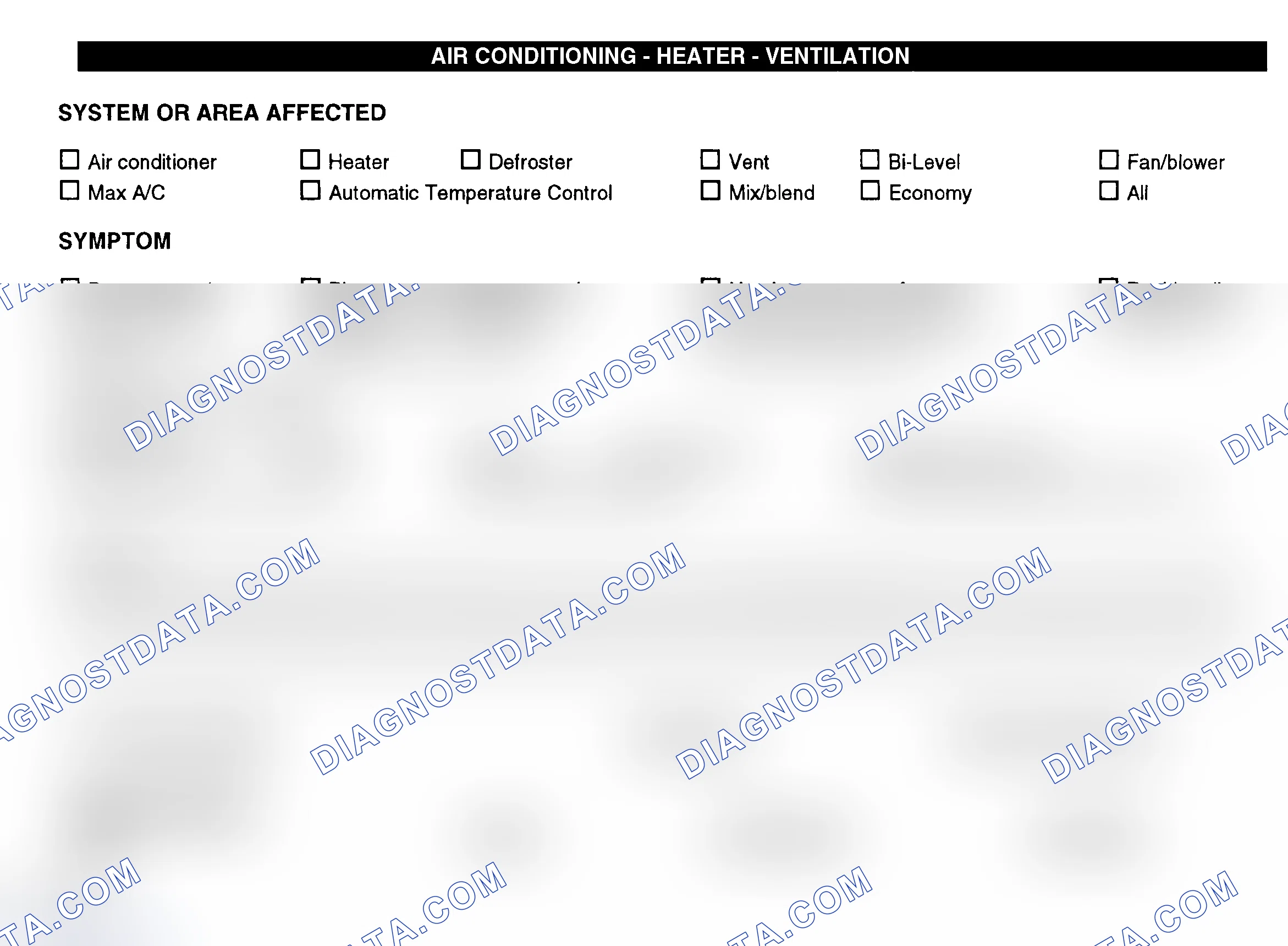 Scheme 8: Air Conditioning, Heater & Ventilation