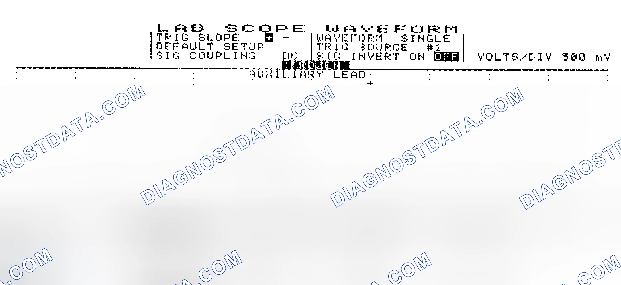 Scheme 10: Single Injector w/Excessive Current Flow - Current Pattern