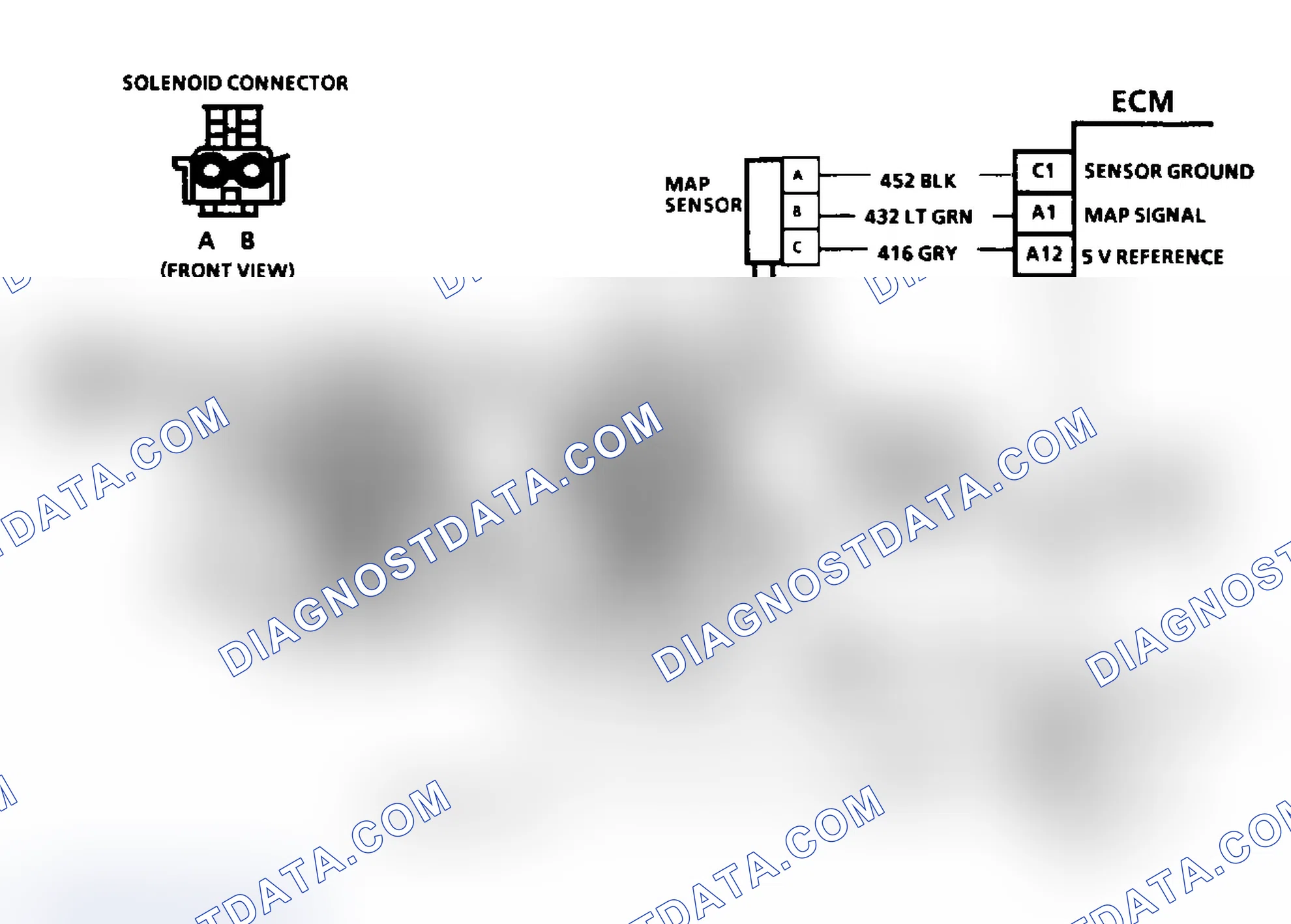 Scheme 45: Code 31: Circuit Diagram MAP Sensor Signal Voltage Low