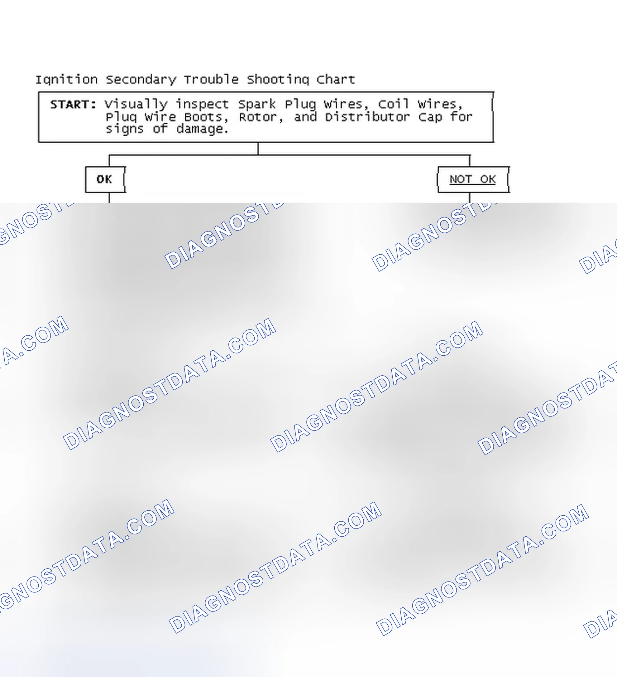 Scheme 1: Ignition Secondary Trouble Shooting Chart