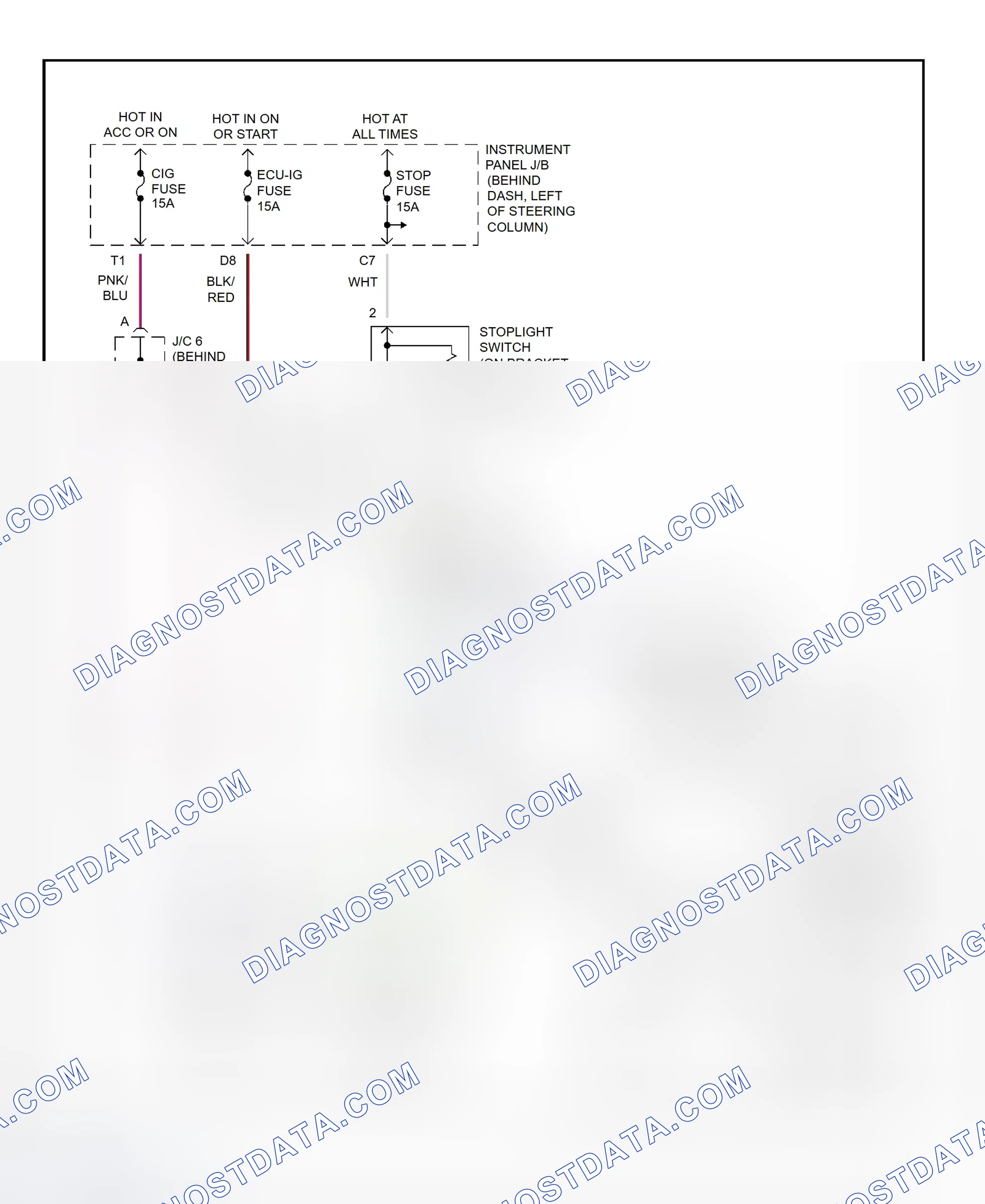 Scheme 160: Shift Lock System Wiring Diagram (Toyota Camry)