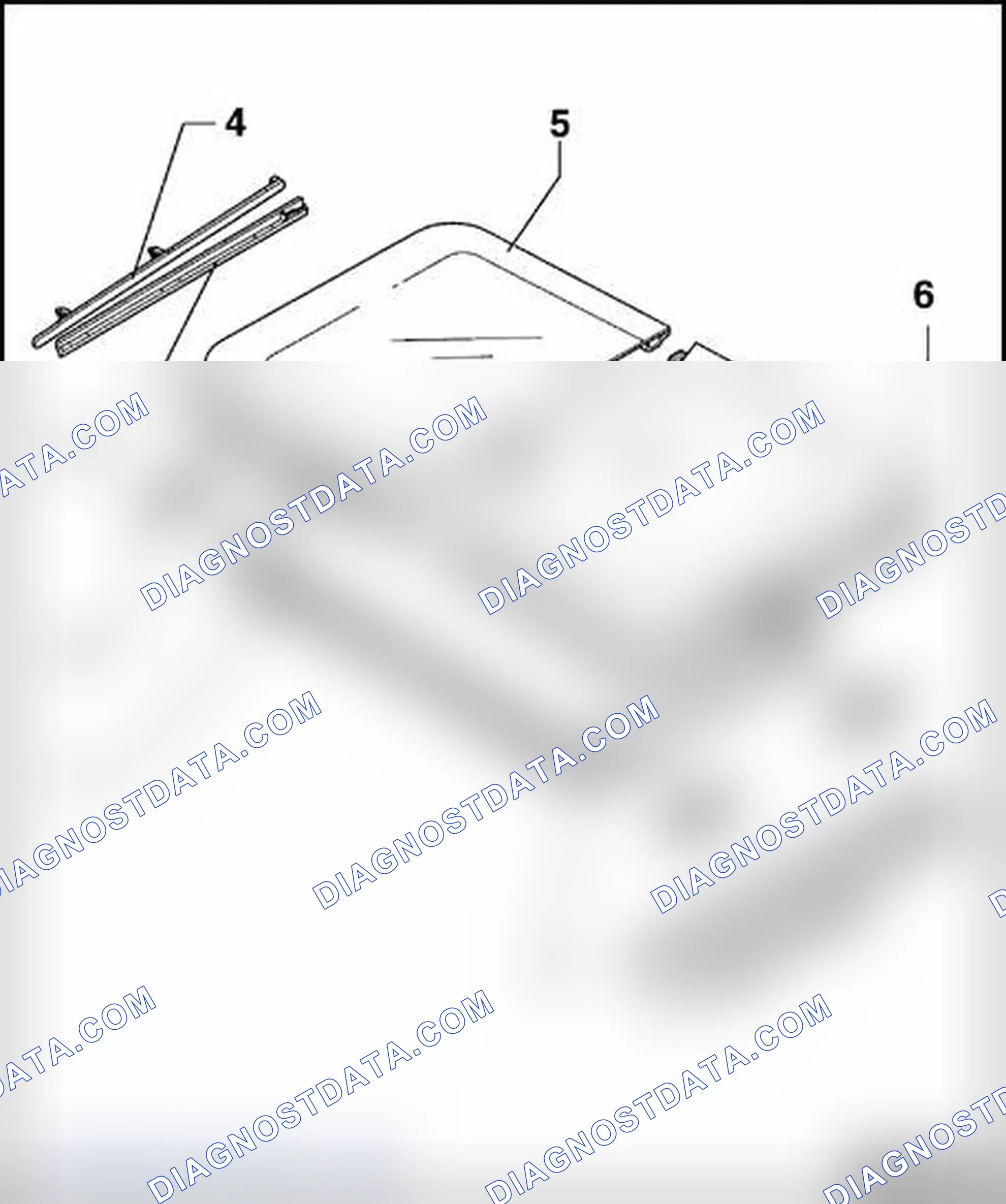 Scheme 116: Sunroof panel, removing and installing (assembly overview)