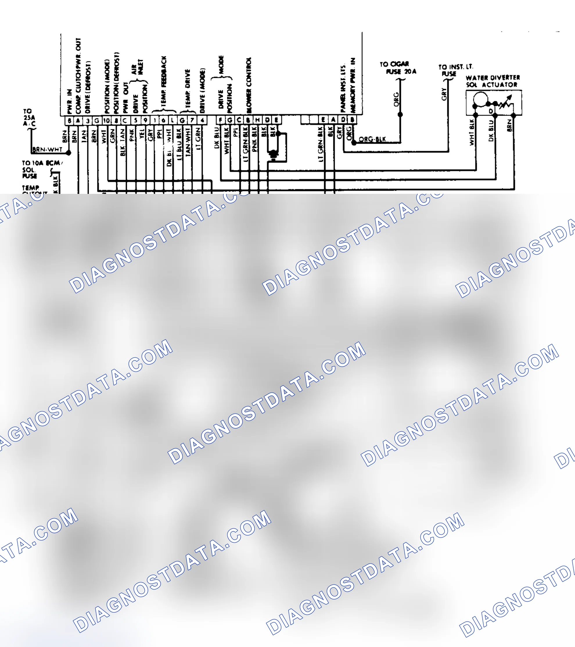 Scheme 16: Riviera Electronic Touch Climate Control Wiring Diagram