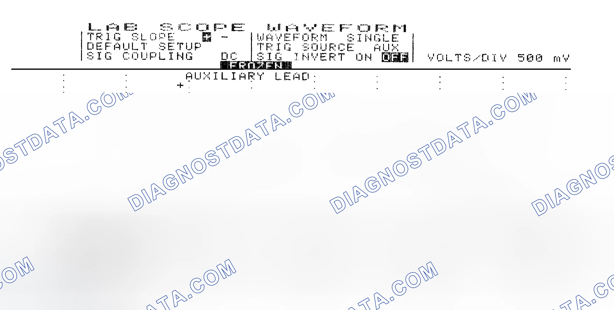 Scheme 14: Single Injector w/Excessive Current Flow - Current Pattern