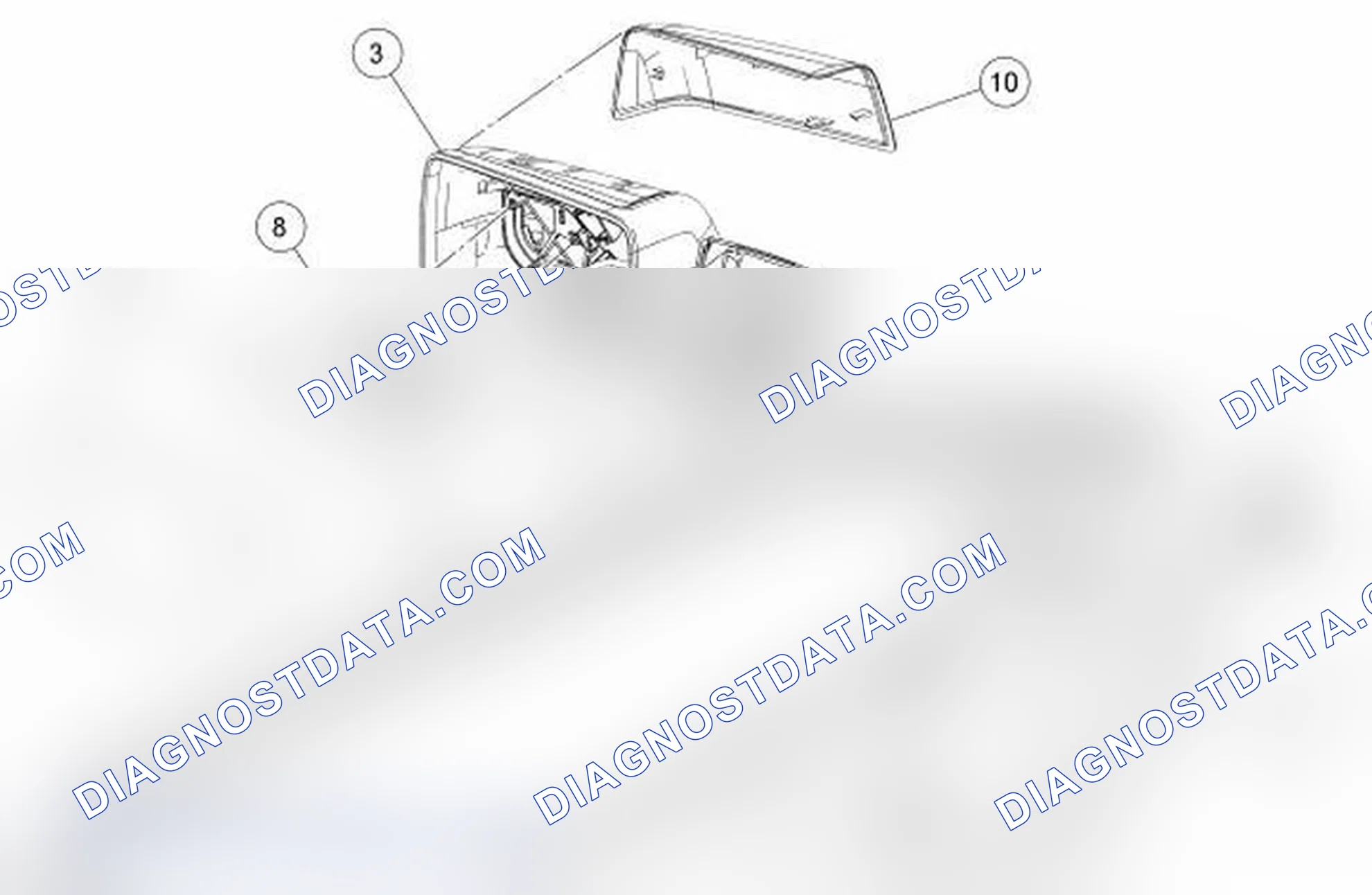 Scheme 21: Exterior Mirrors - Exploded View
