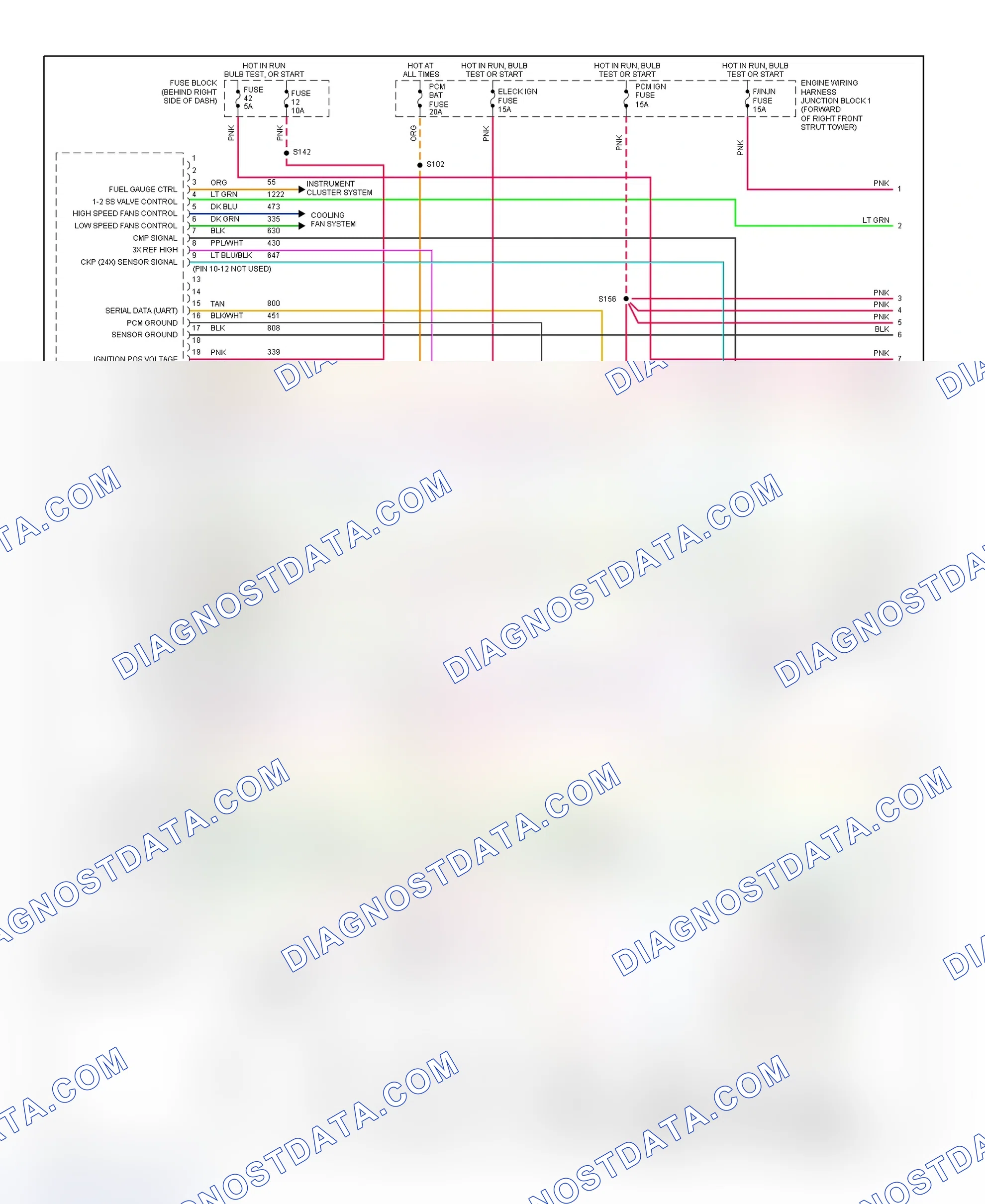Scheme 130: PCM Wiring Diagram (Lumina & Monte Carlo - 3.1L - 1 Of 4)