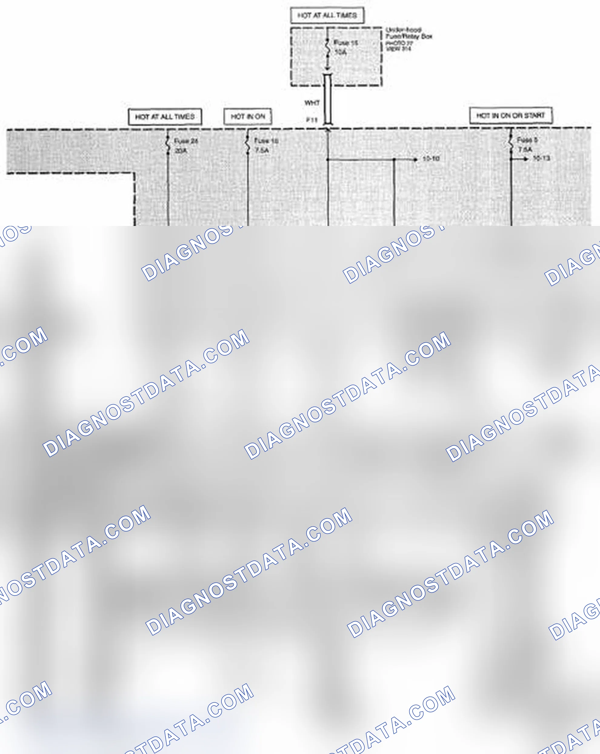 Scheme 267: Keyless/Power Door Locks/Security System (V6) Circuit Diagram (Page 130-1)