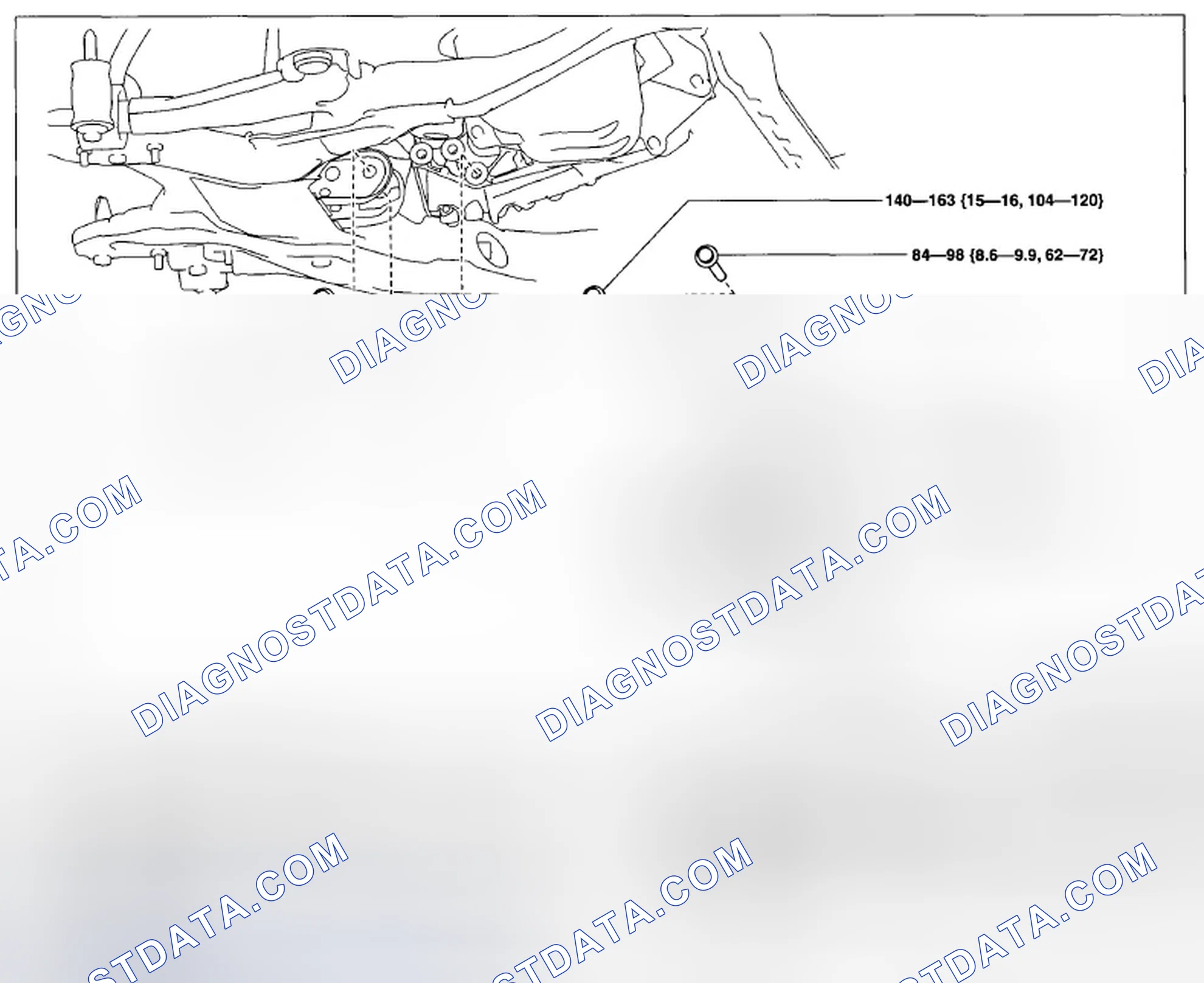 Scheme 171: No.1 Engine Mount (2WD)