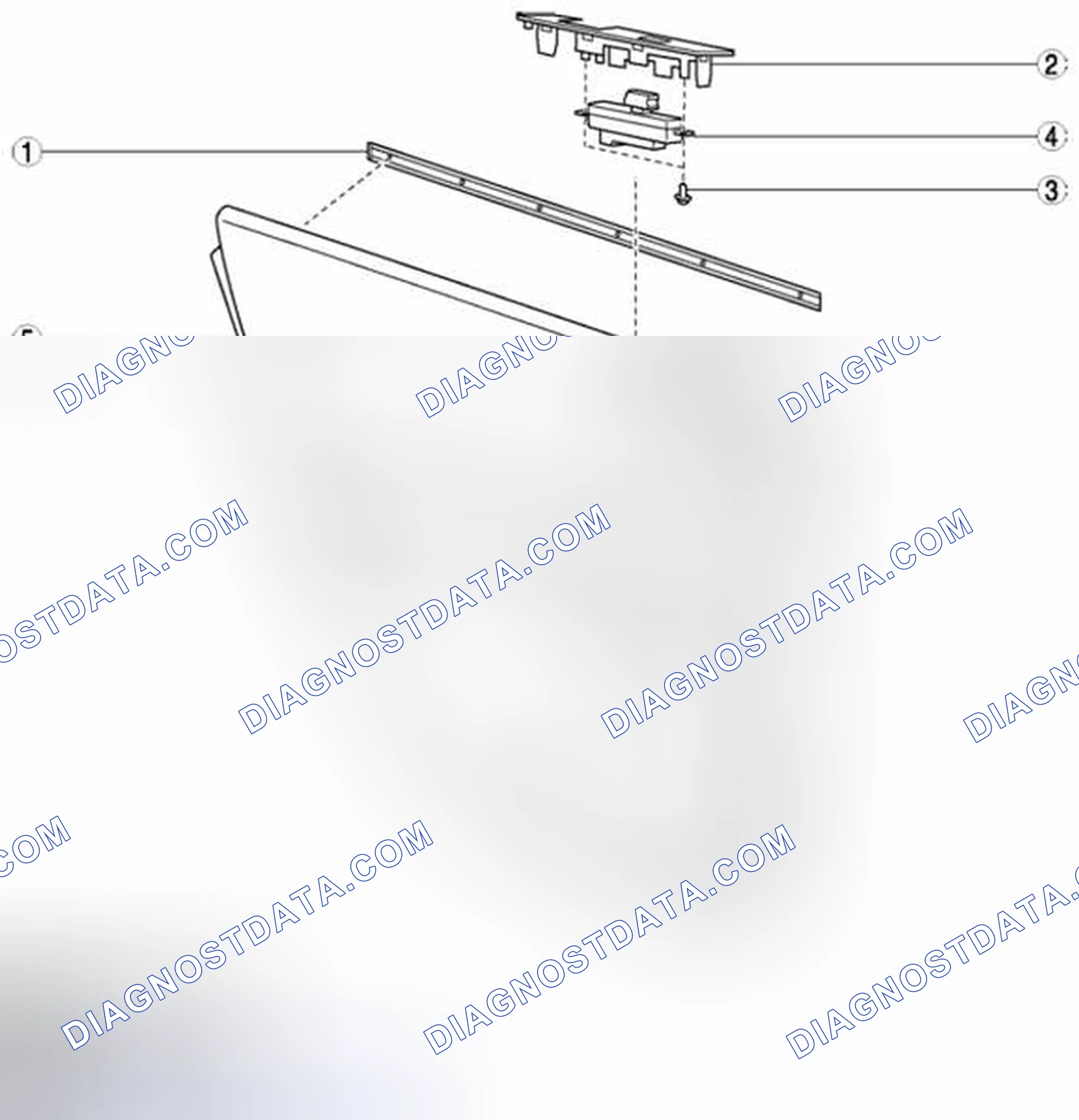 Scheme 55: REAR DOOR TRIM DISASSEMBLY/ASSEMBLY