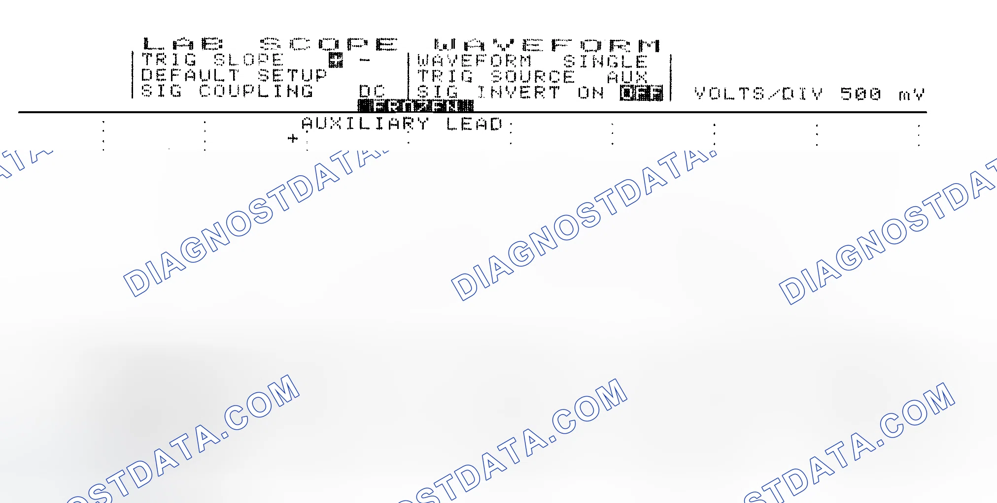 Scheme 14: Single Injector w/Excessive Current Flow - Current Pattern