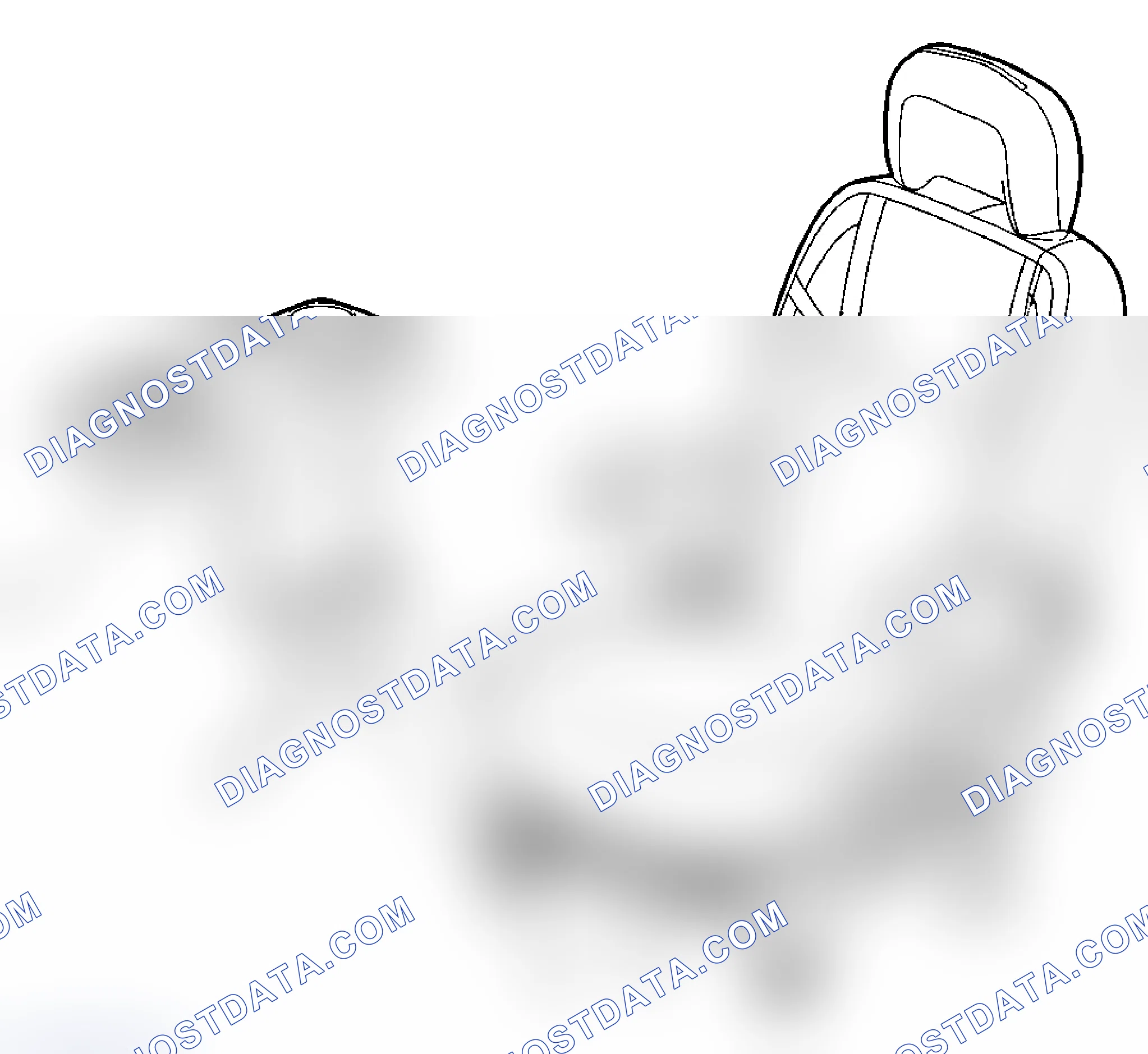 Scheme 16: Storage Tray Replacement - Rear (Captain Seat)