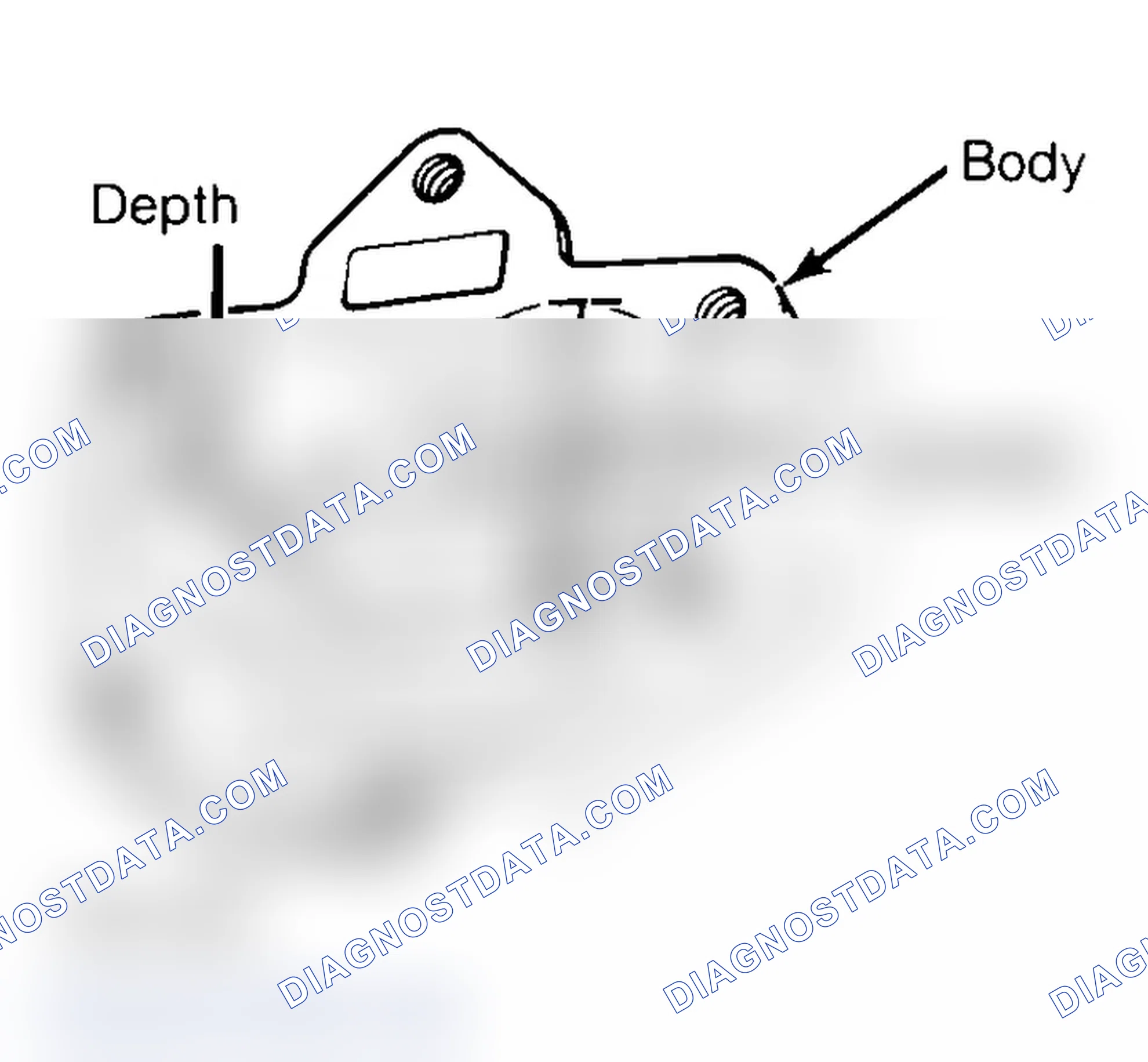 Scheme 35: Measuring Oil Pump Gear Cavity
