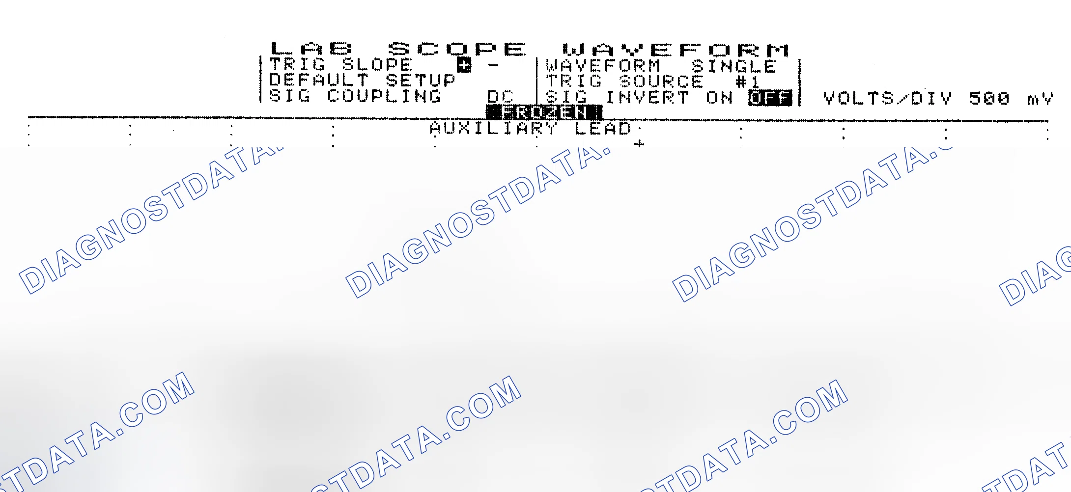 Scheme 10: Single Injector w/Excessive Current Flow - Current Pattern