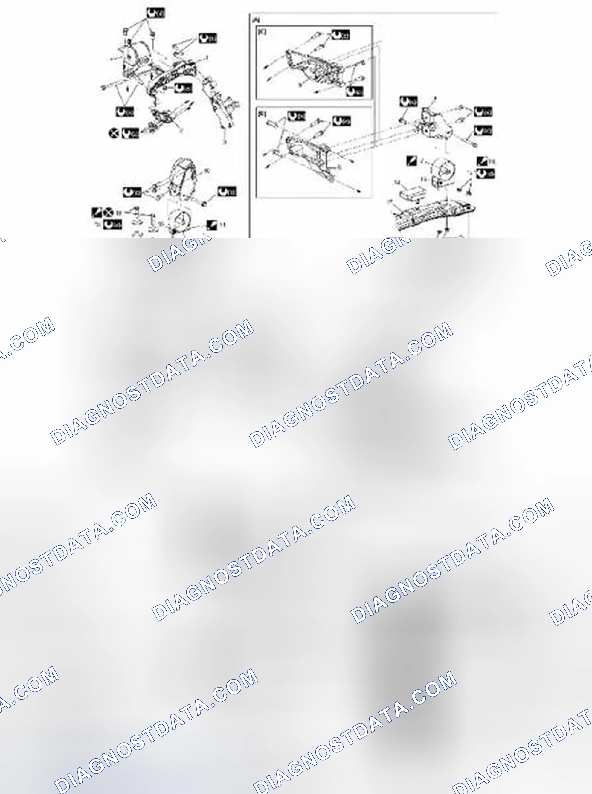 Scheme 24: Engine Mountings Components