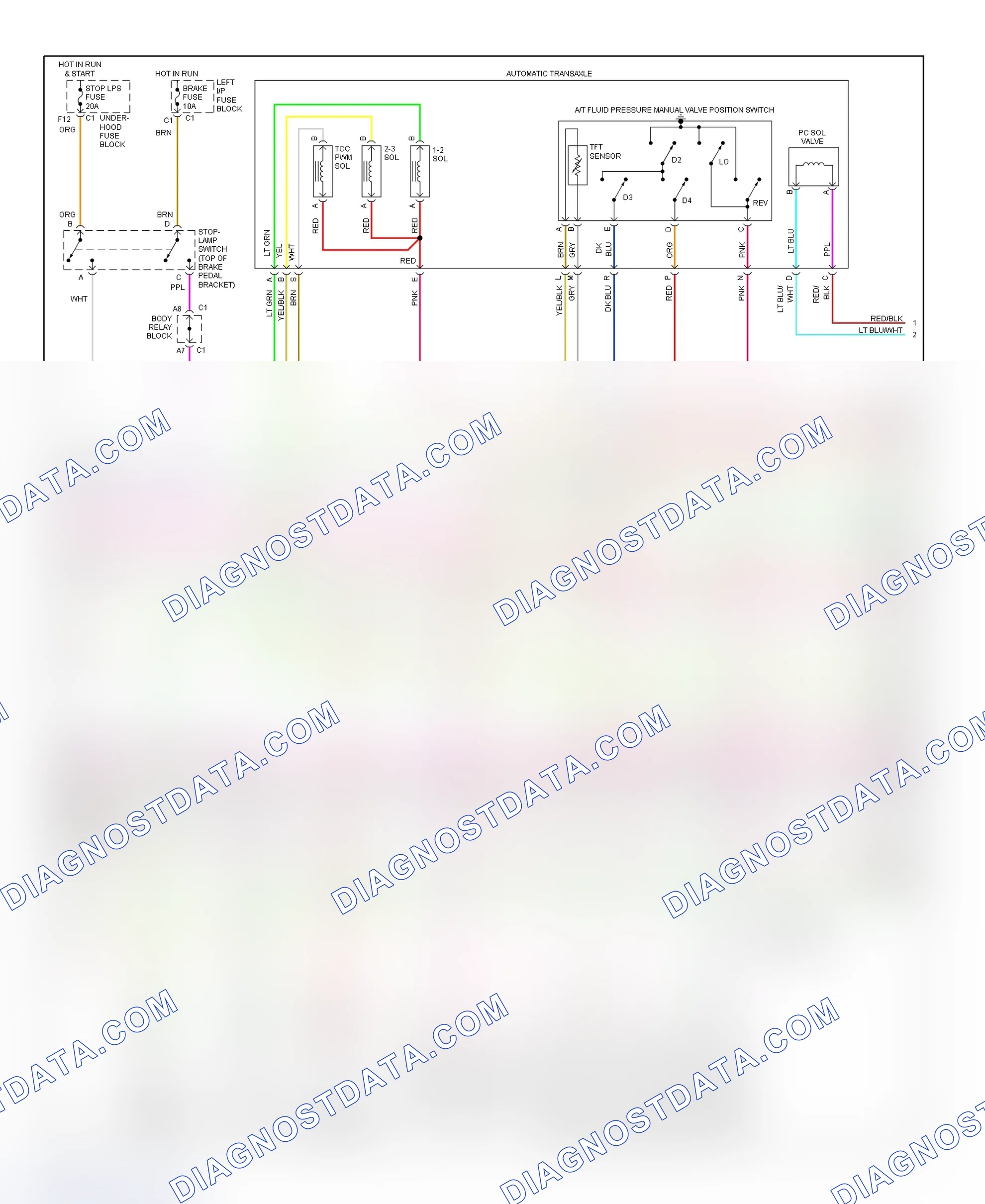 Scheme 66: PCM Wiring Diagram (Avalanche, Suburban & Yukon XL - 8.1L - 3 Of 5)