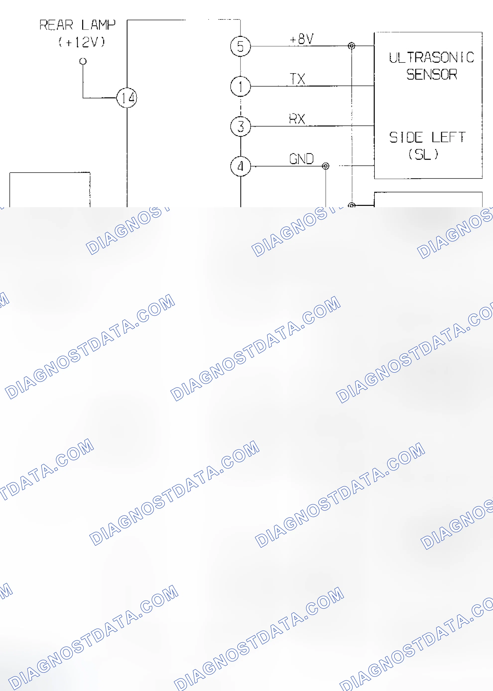 Scheme 5: CONTROL UNIT OUTSIDE CIRCUIT DIAGRAM