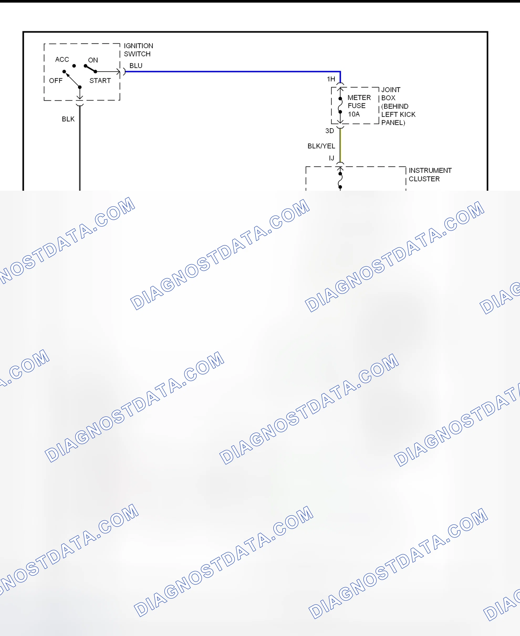 Scheme 4: Charging System Wiring Diagram (Protege)