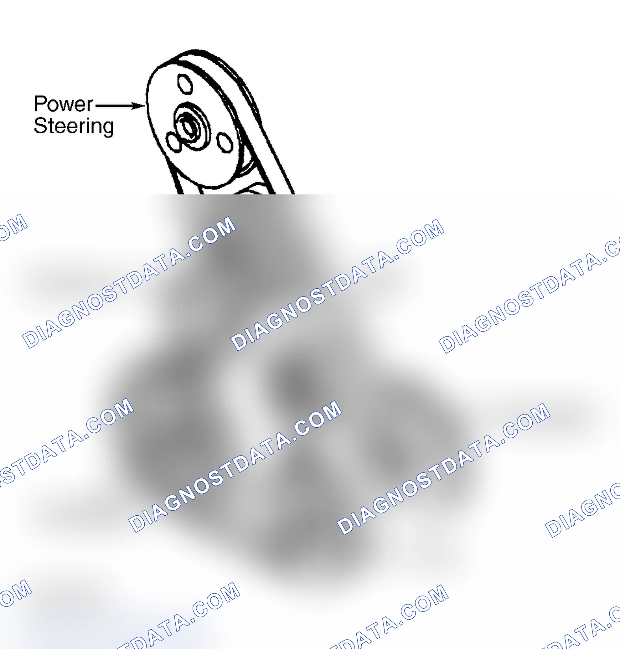 Scheme 18: Serpentine Belt Routing (4.0L "G" Body & 4.6L "E" & "K" Bodies)