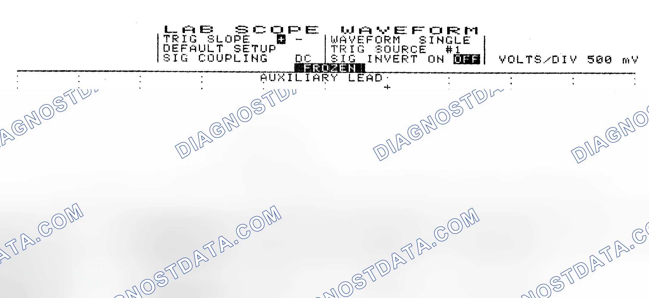 Scheme 10: Single Injector w/Excessive Current Flow - Current Pattern