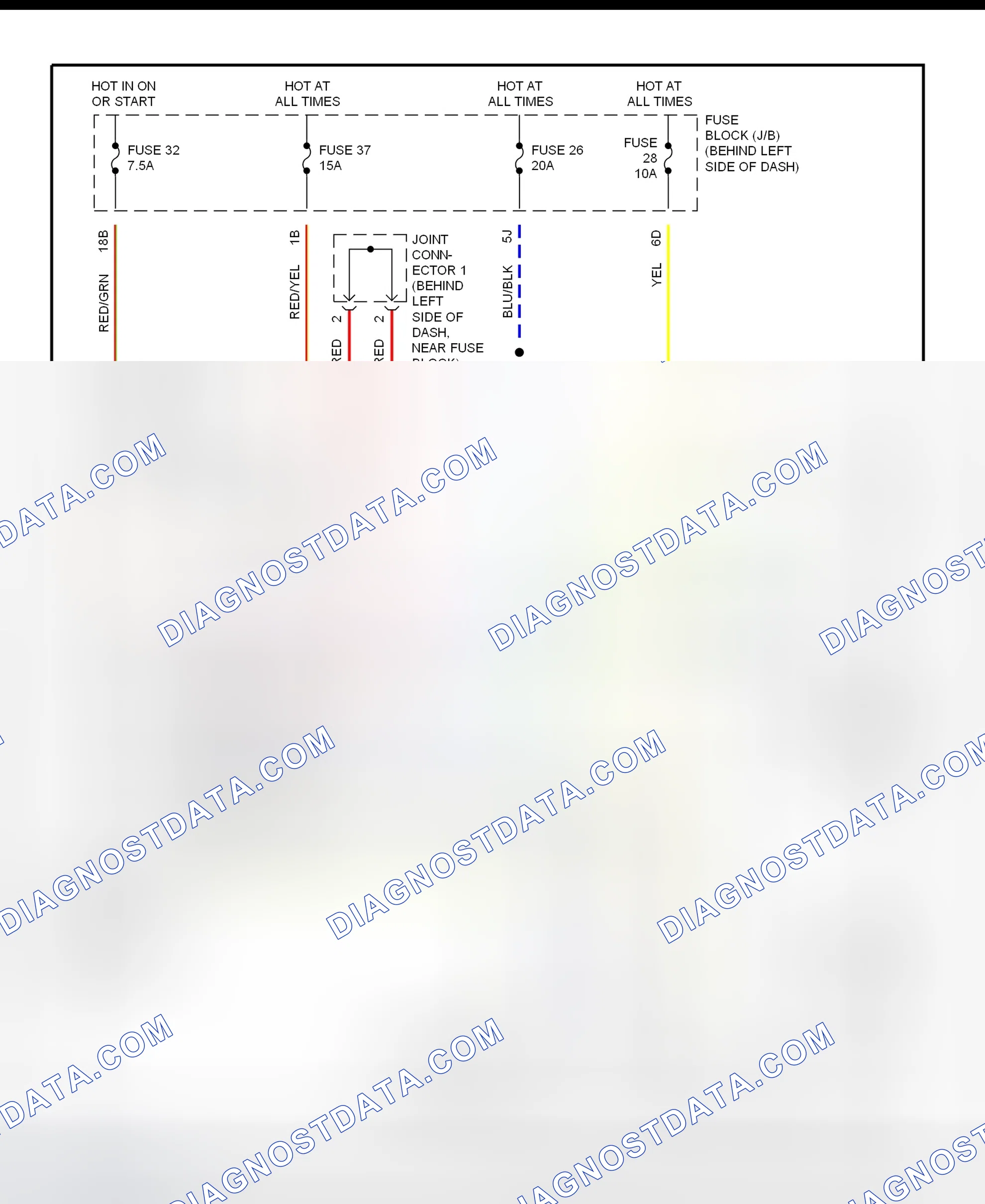 Scheme 6: Shift Lock System Circuit Diagram (1998 Infiniti Q45)