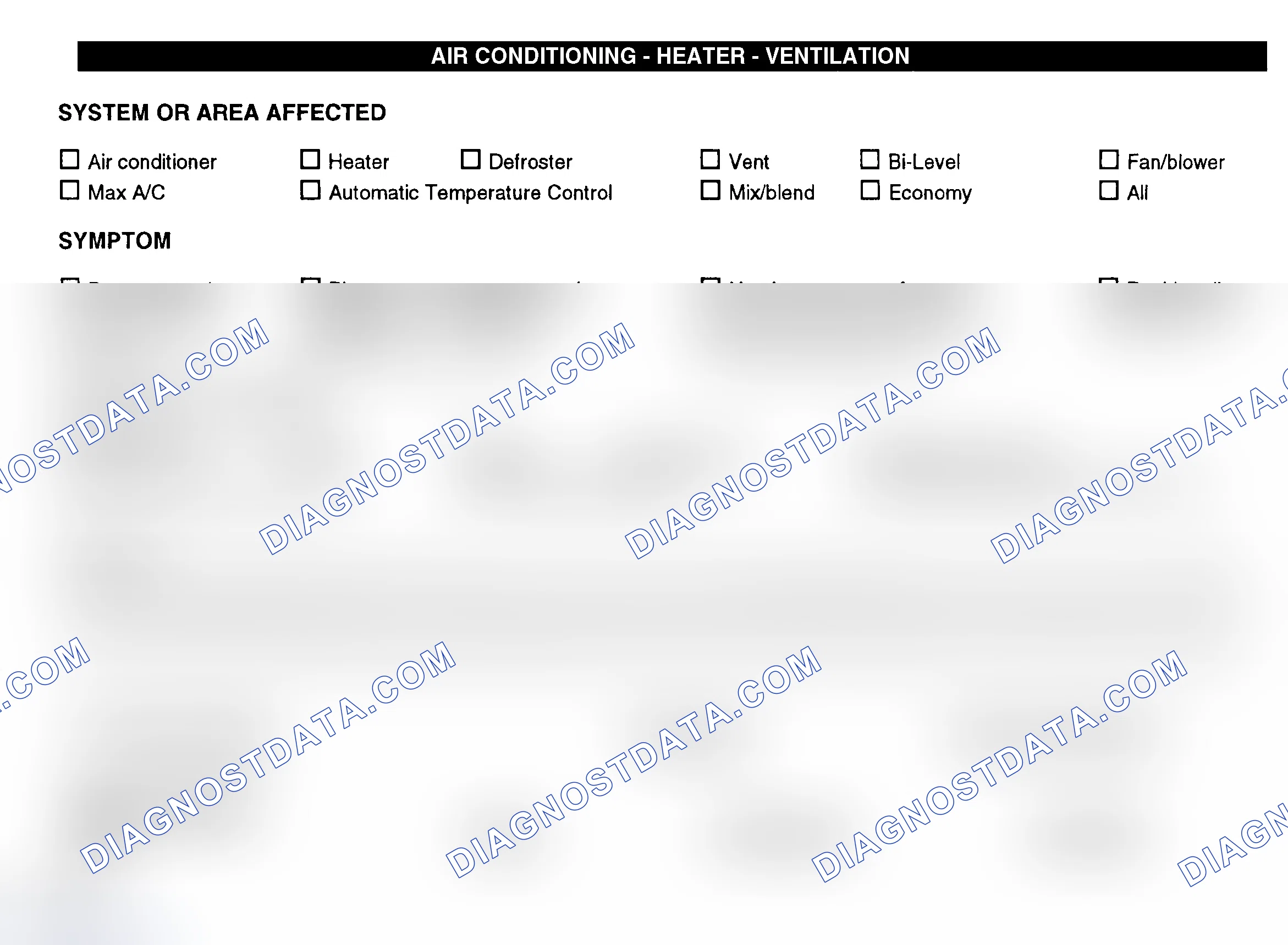 Scheme 8: Air Conditioning, Heater & Ventilation